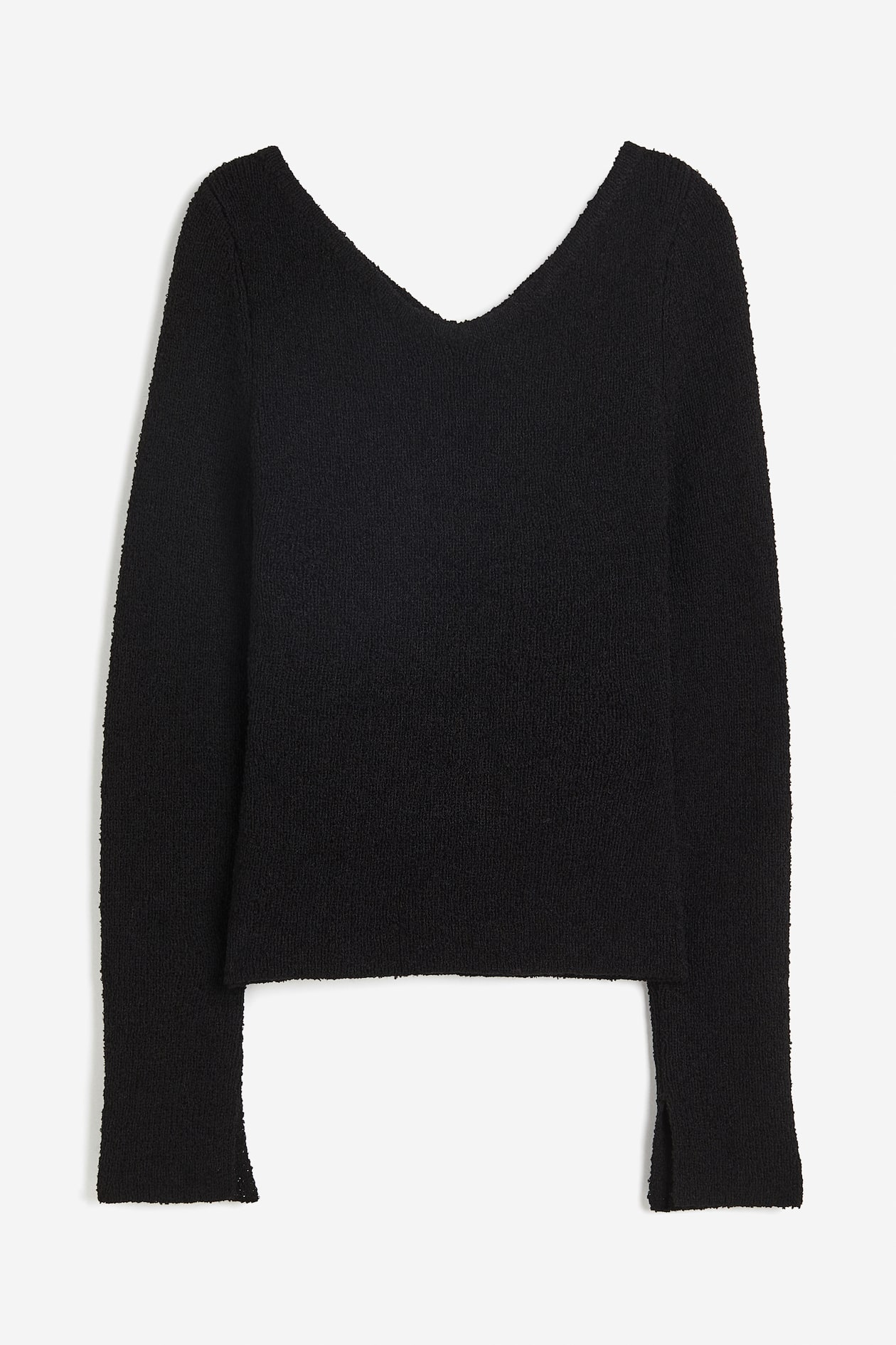 Bouclé Top - Black - Ladies | H&M US