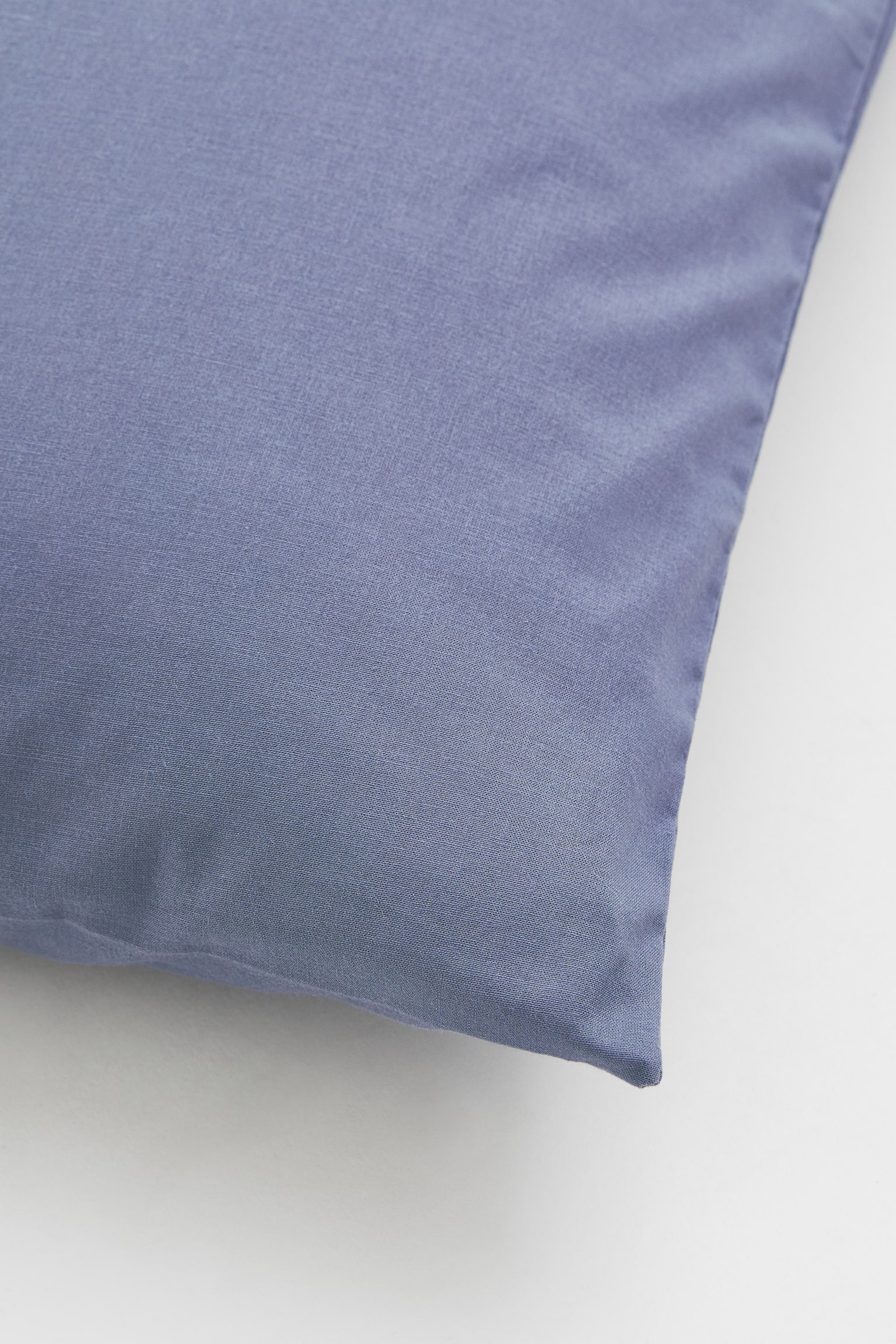 Cotton pillowcase - Pigeon blue/Dark brown/Dark green/White/Light pink/Sage green/Greige/Light beige - 2