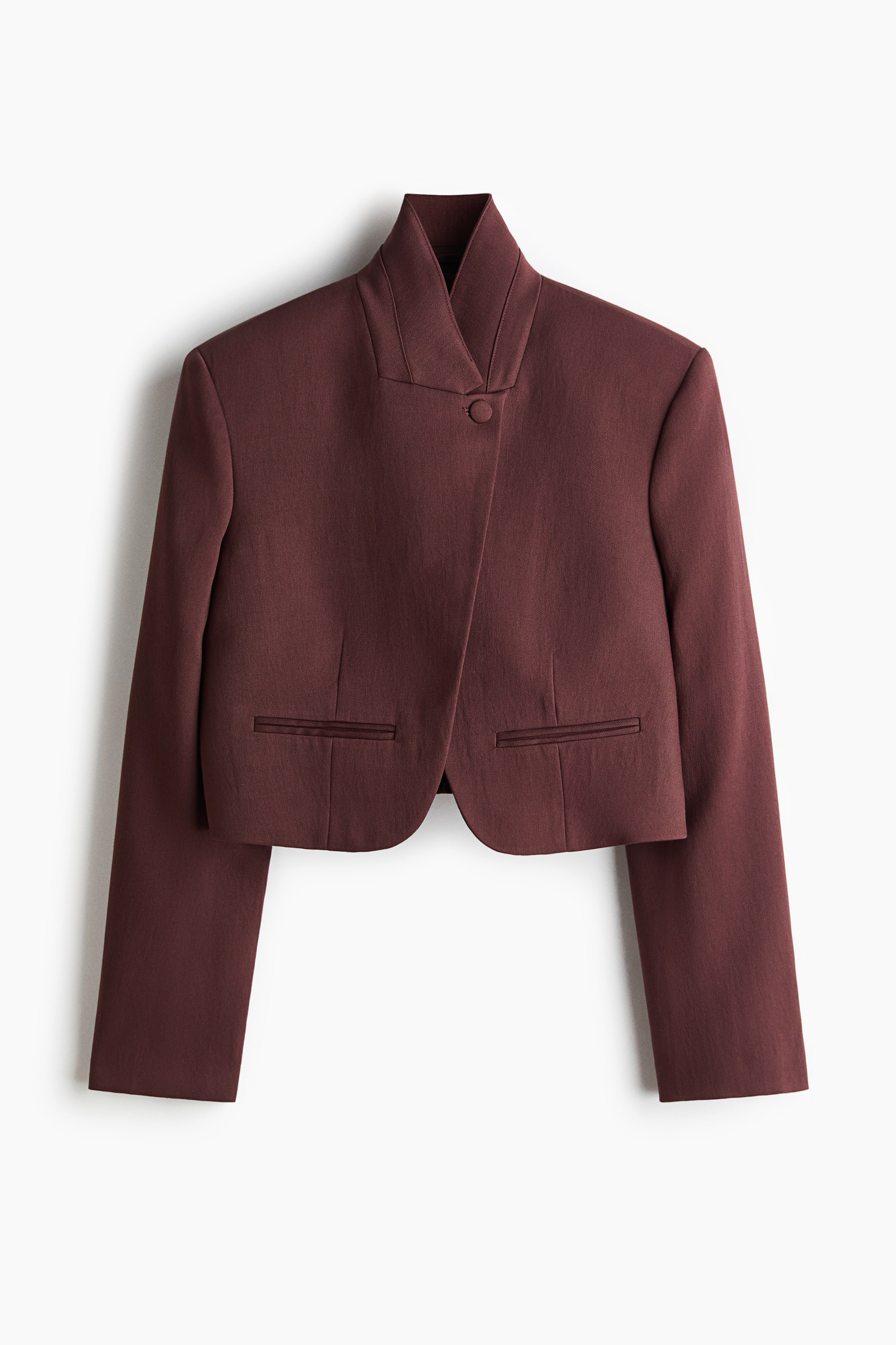 Viscose-Blend Twill Blazer