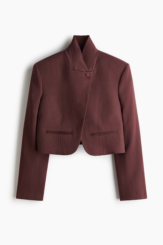 Twillblazer aus Viskosegemisch - Rostbraun - 1