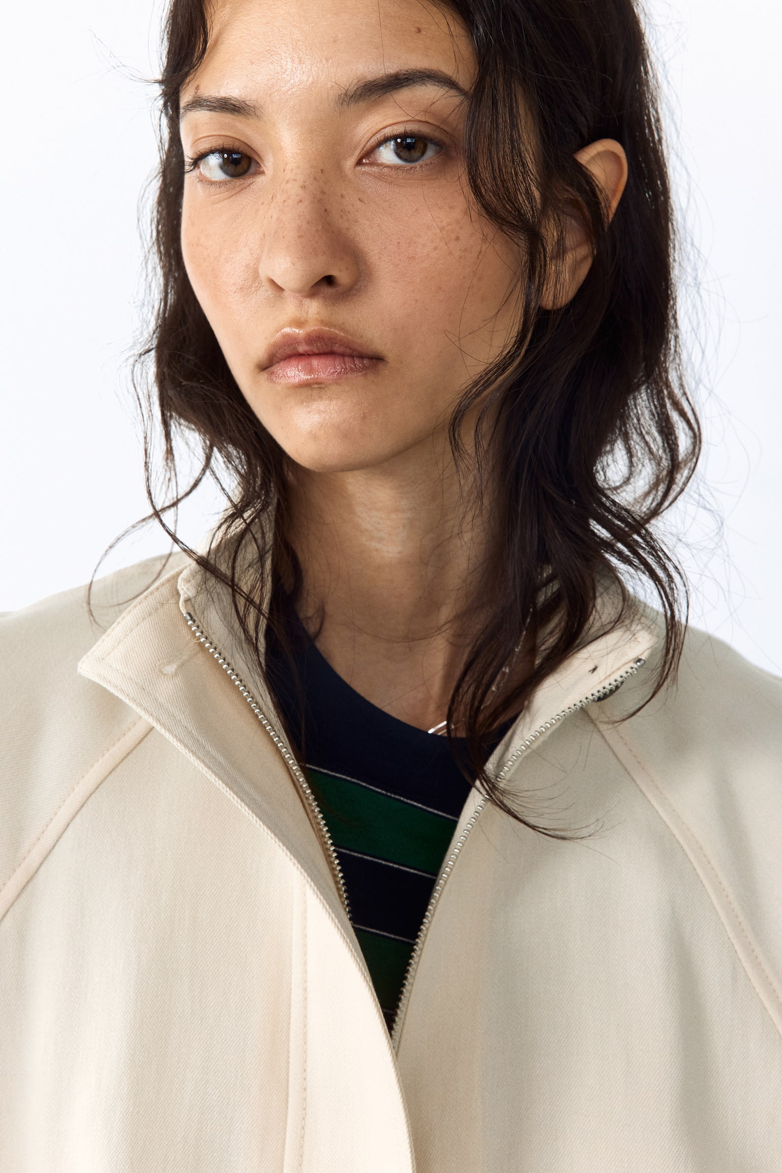 Oversized linen-blend jacket - 4