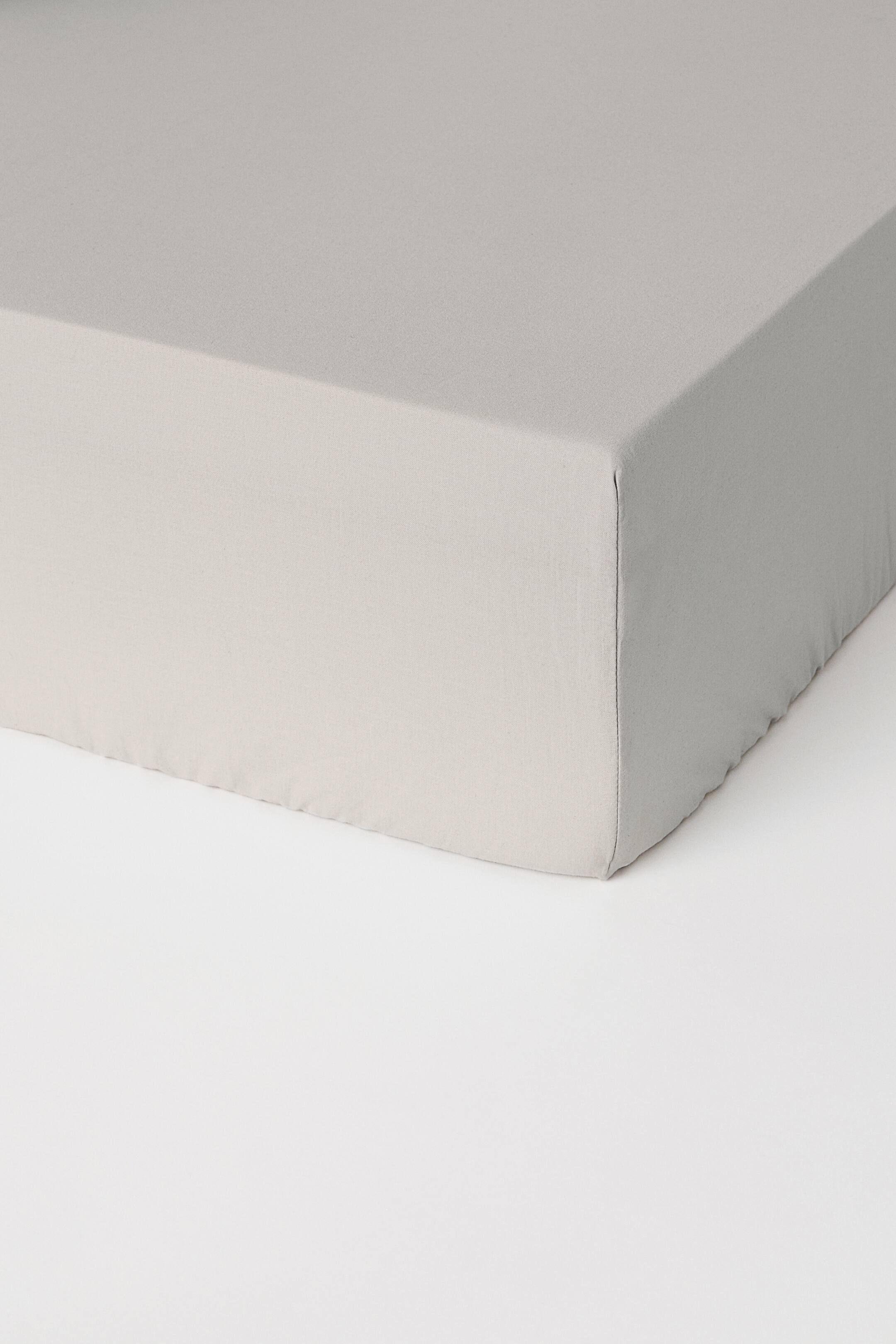 Größeres Bild ansehen: Bettlaken aus Bio-Baumwolle - Helles Taupe - Home All | H&M DE 1