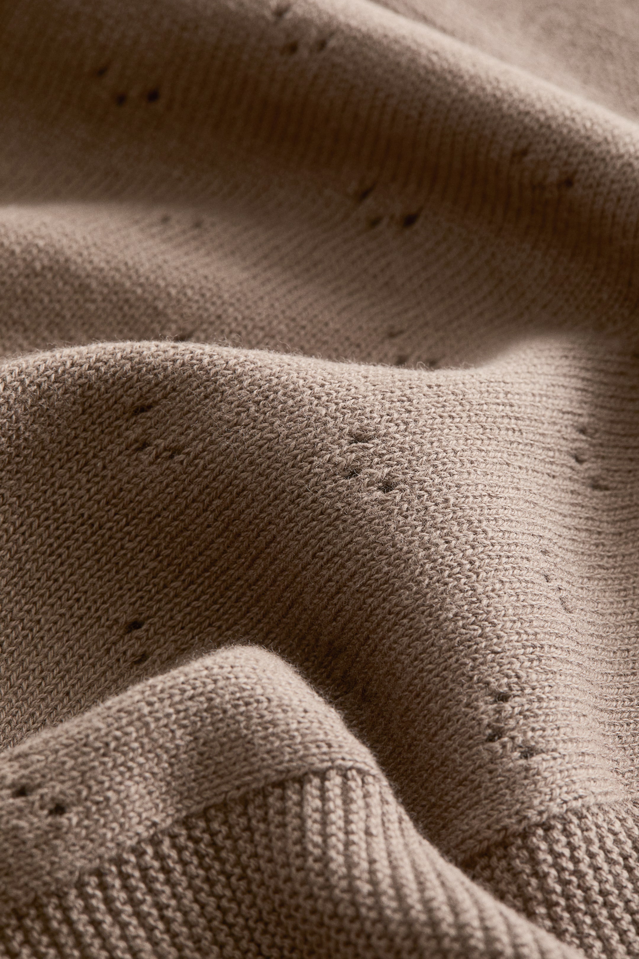 Cotton Pointelle Baby Blanket