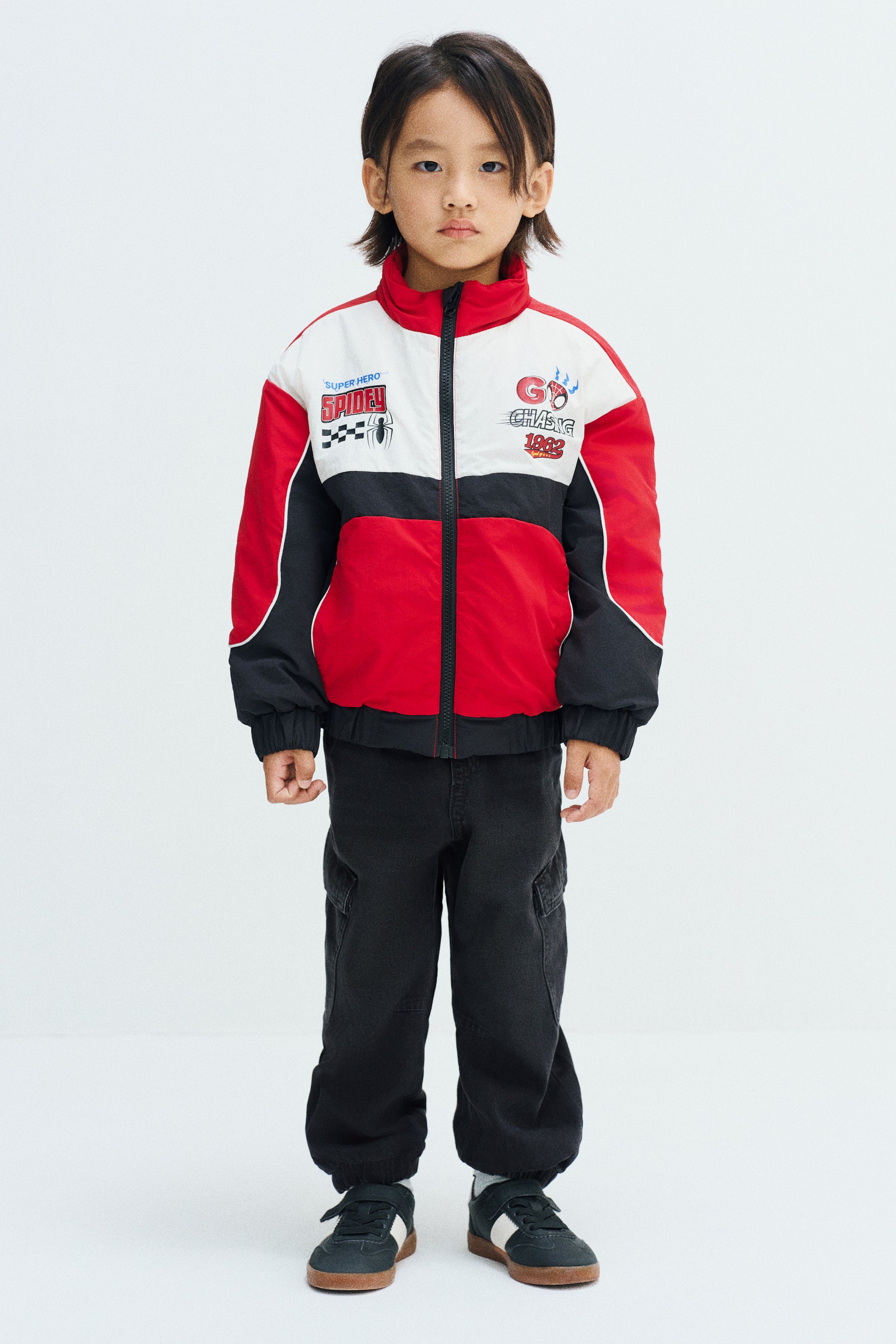 View larger image: Balloon-leg denim joggers - Denim black - Kids | H&M 1