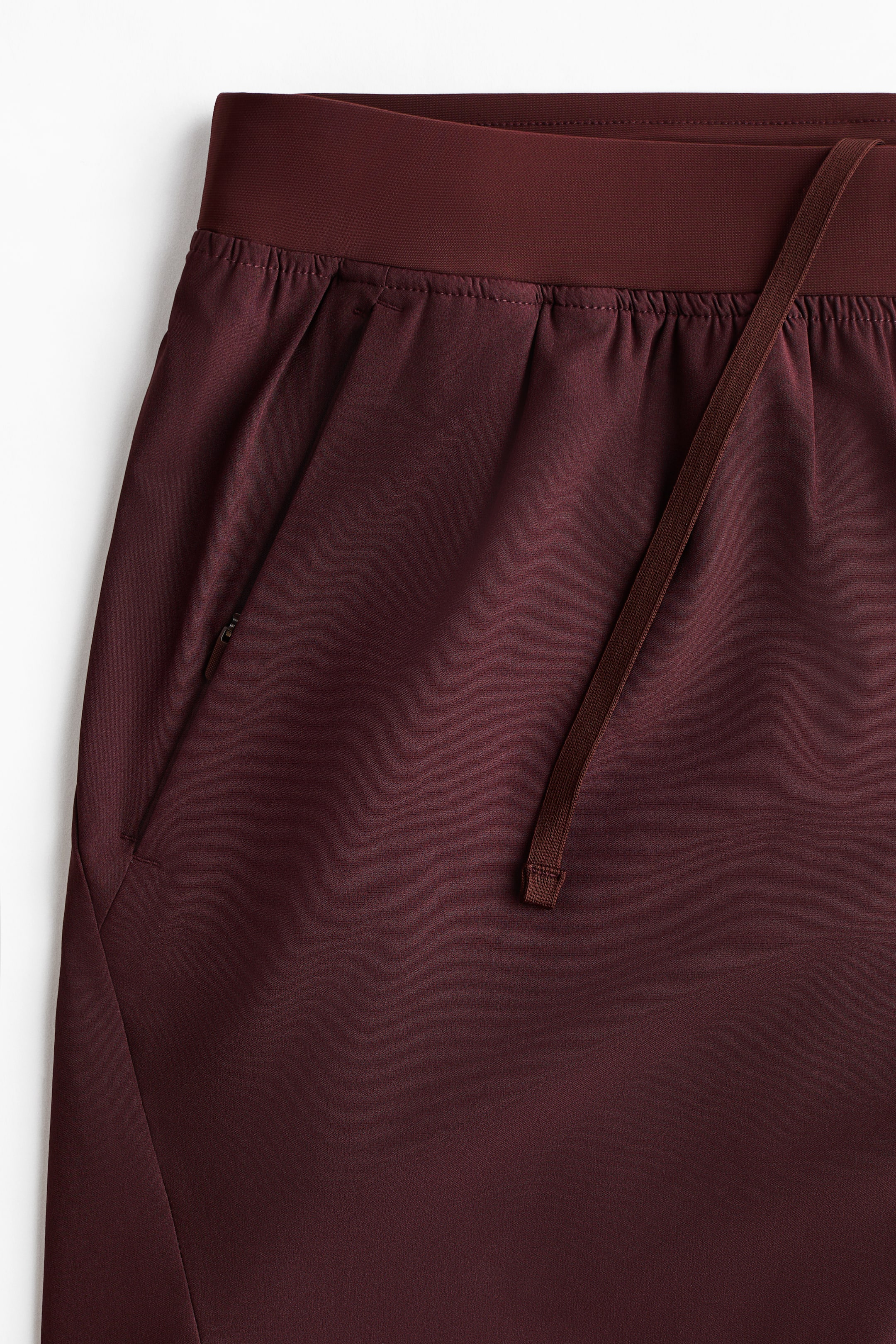View larger image: Mid-Length Sports Shorts with DryMove™ - Burgundy - Men | H&M US 3