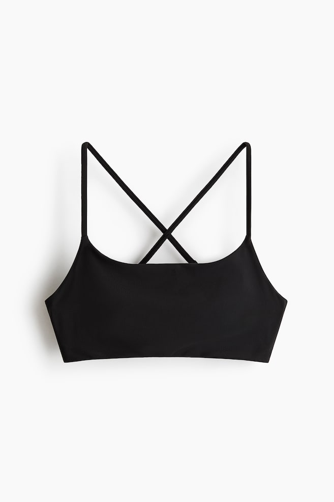Træningsbikinitop Lycra® Xtra Life™ - Sort - 1