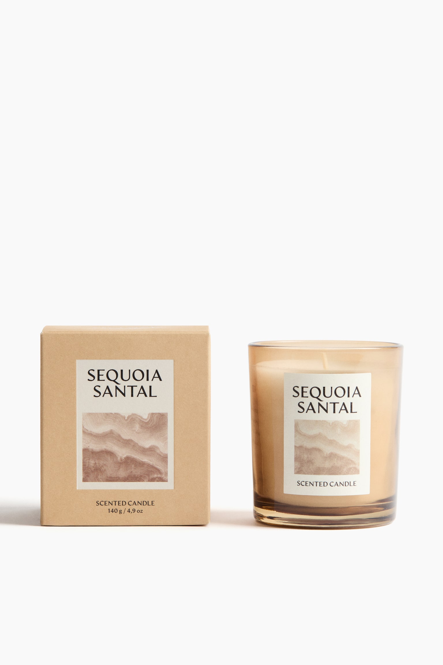Scented candle in a glass holder - Sequoia Santal/Vanilla Patchouli/Minted Fig/Lemon Verde/Eucalyptus Mist - 6