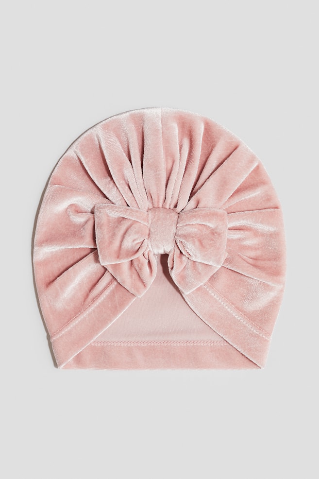 Bow-detail hat - Light pink - 1