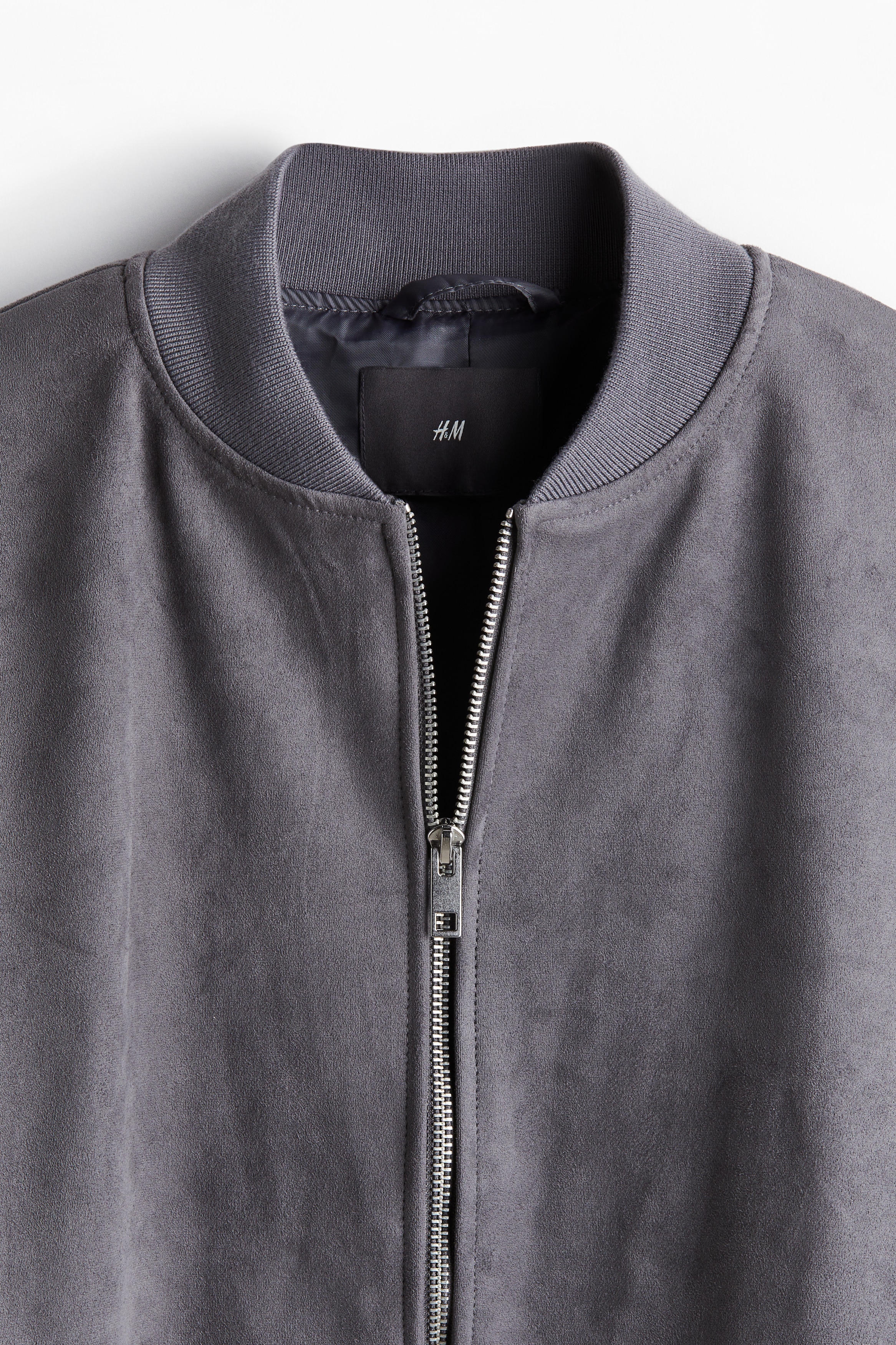 Regular Fit Bomber Jacket - Gray - Men | H&M US