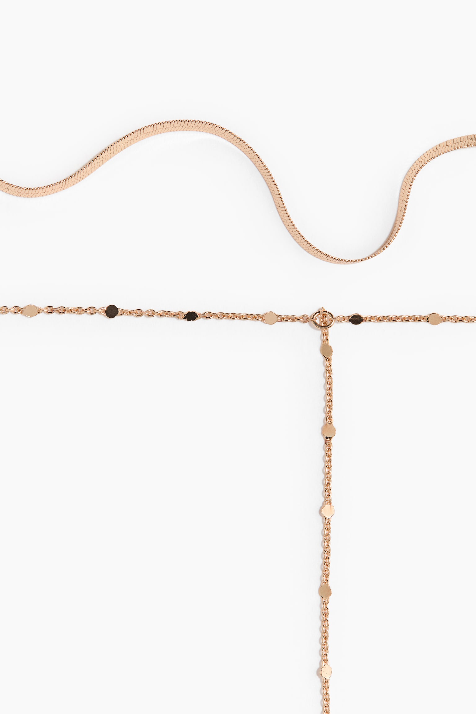 Two-strand necklace - Gold-coloured - 3
