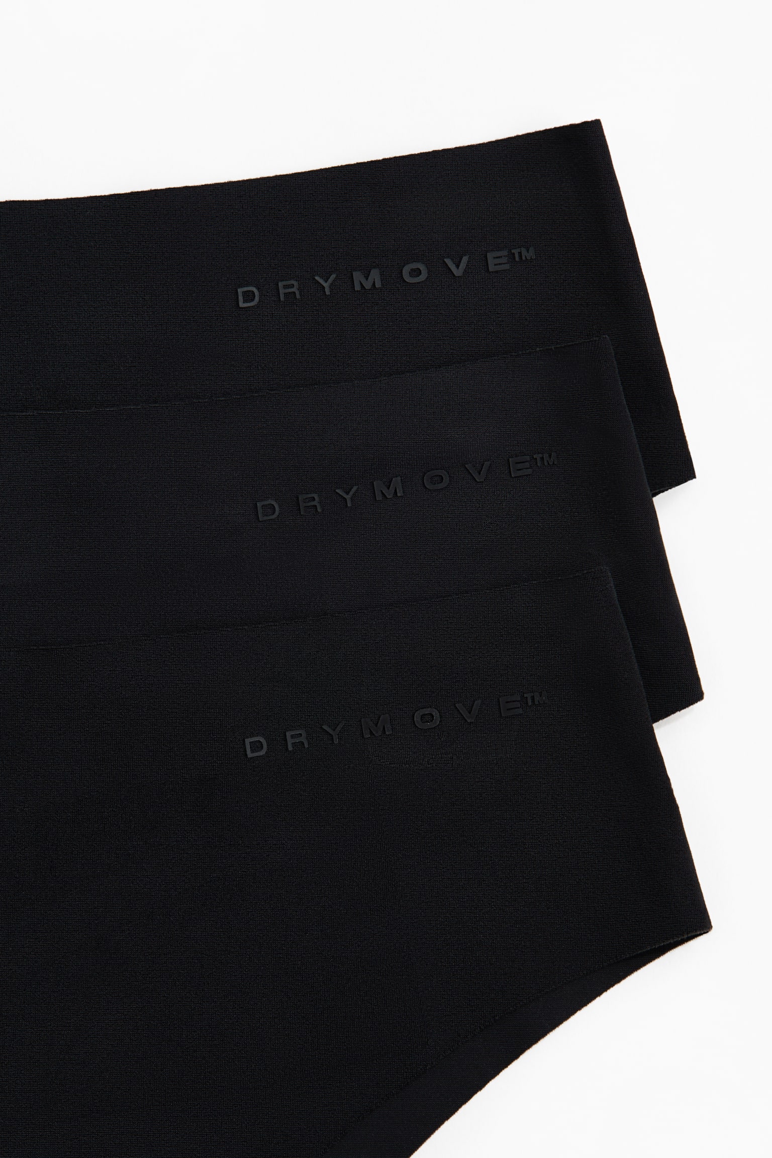 3-pack sports Brazilian briefs with DryMove™ - Black - 2