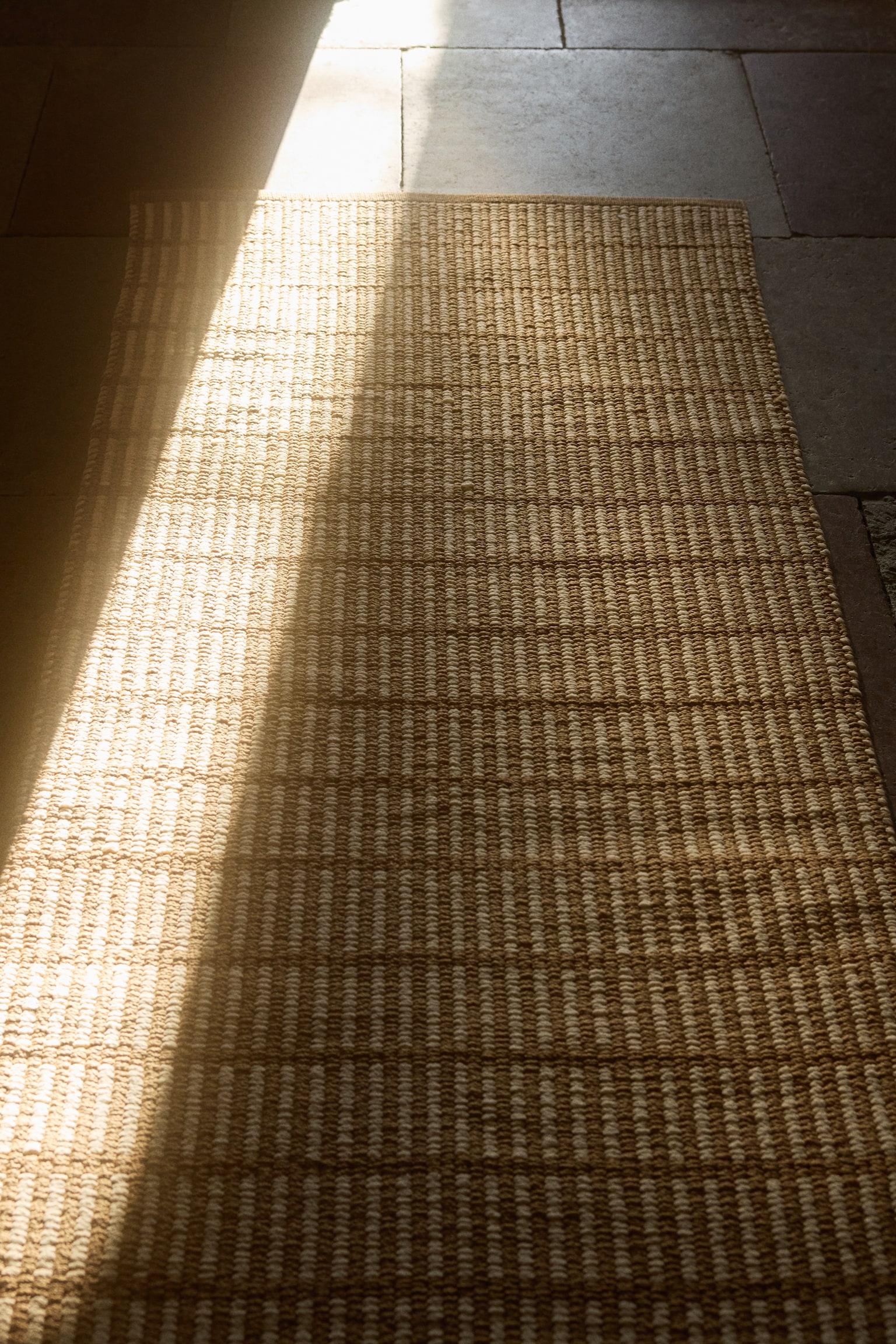 Indoor/outdoor runner rug - Dark beige/Light beige - 2