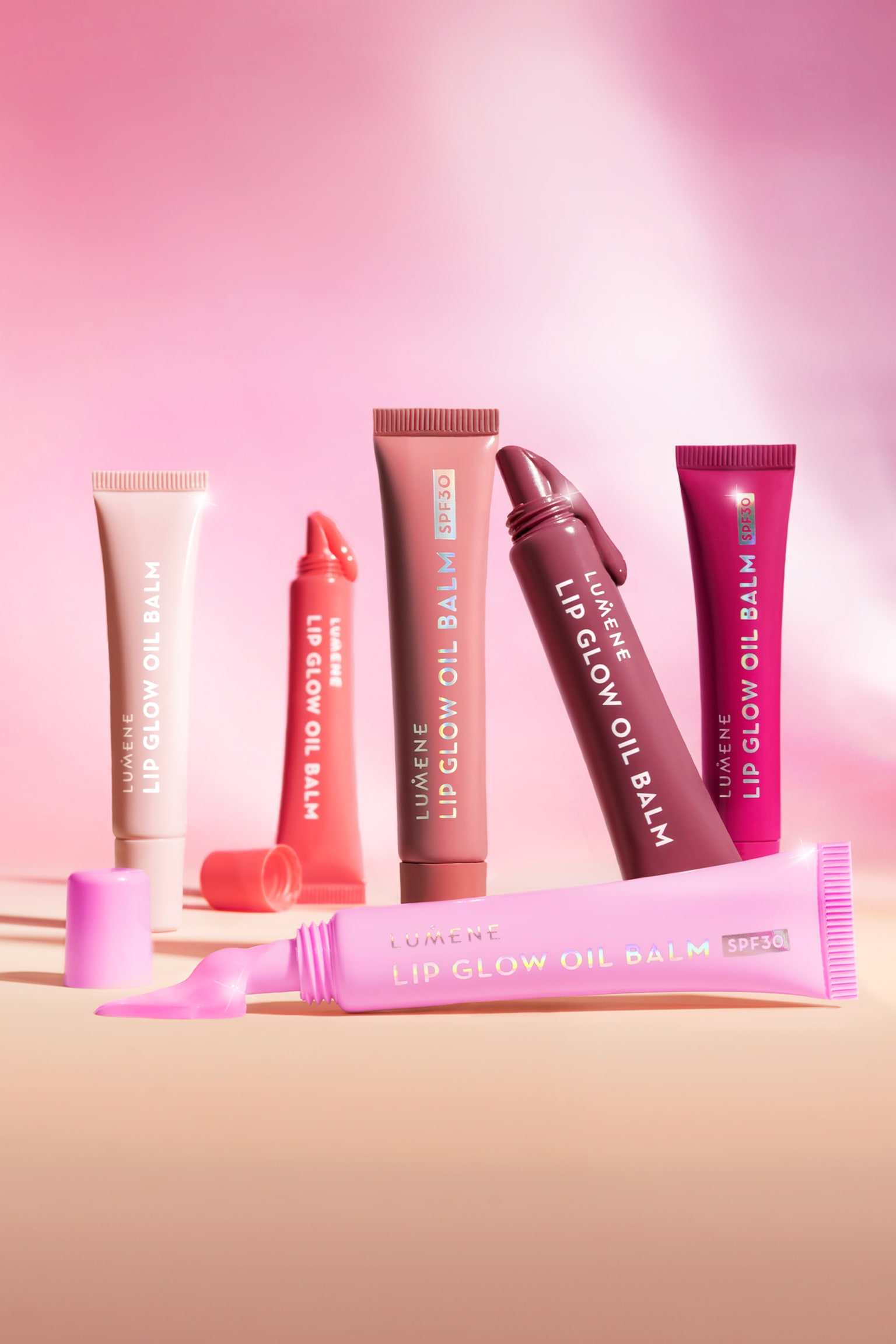 Lip Glow Oil Balm Spf30 - 2 Marsmallow/3 Cherry/1 Fudge - 5