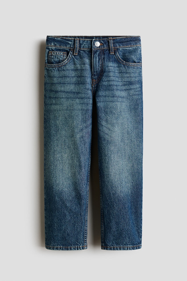 Loose Fit Jeans - Dark denim blue/Light denim blue/Black/Light denim grey/Denim blue/Light denim blue/Denim blue/Light denim grey - 1