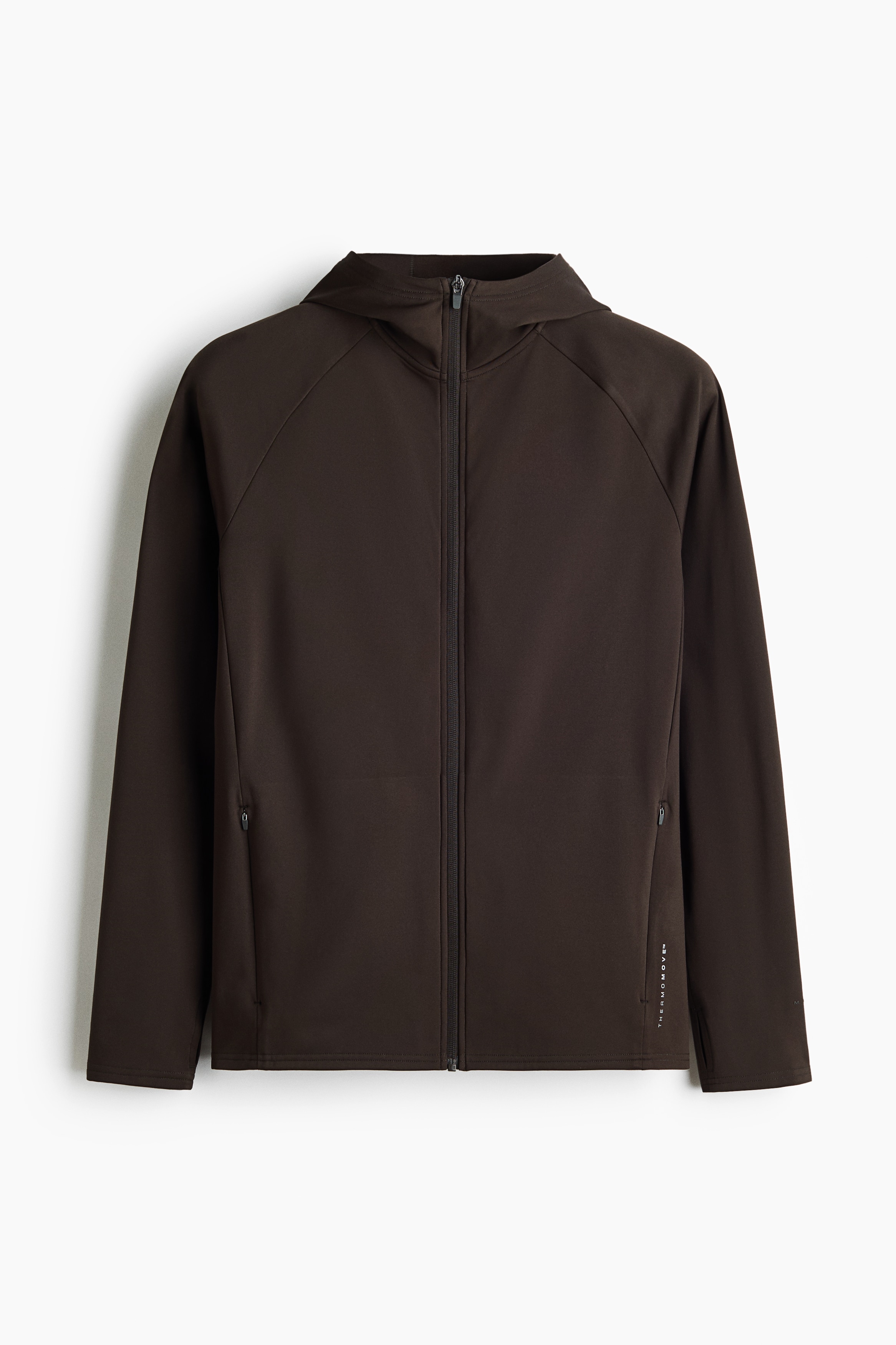 H & M - Sportjacke mit ThermoMove in Regular Fit - Braun - Sportswear