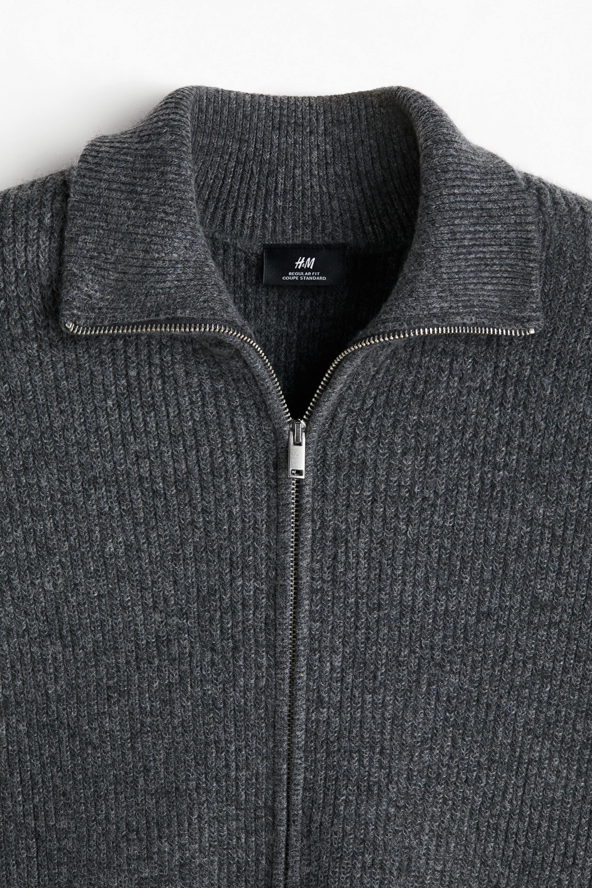 Regular Fit Zip cardigan