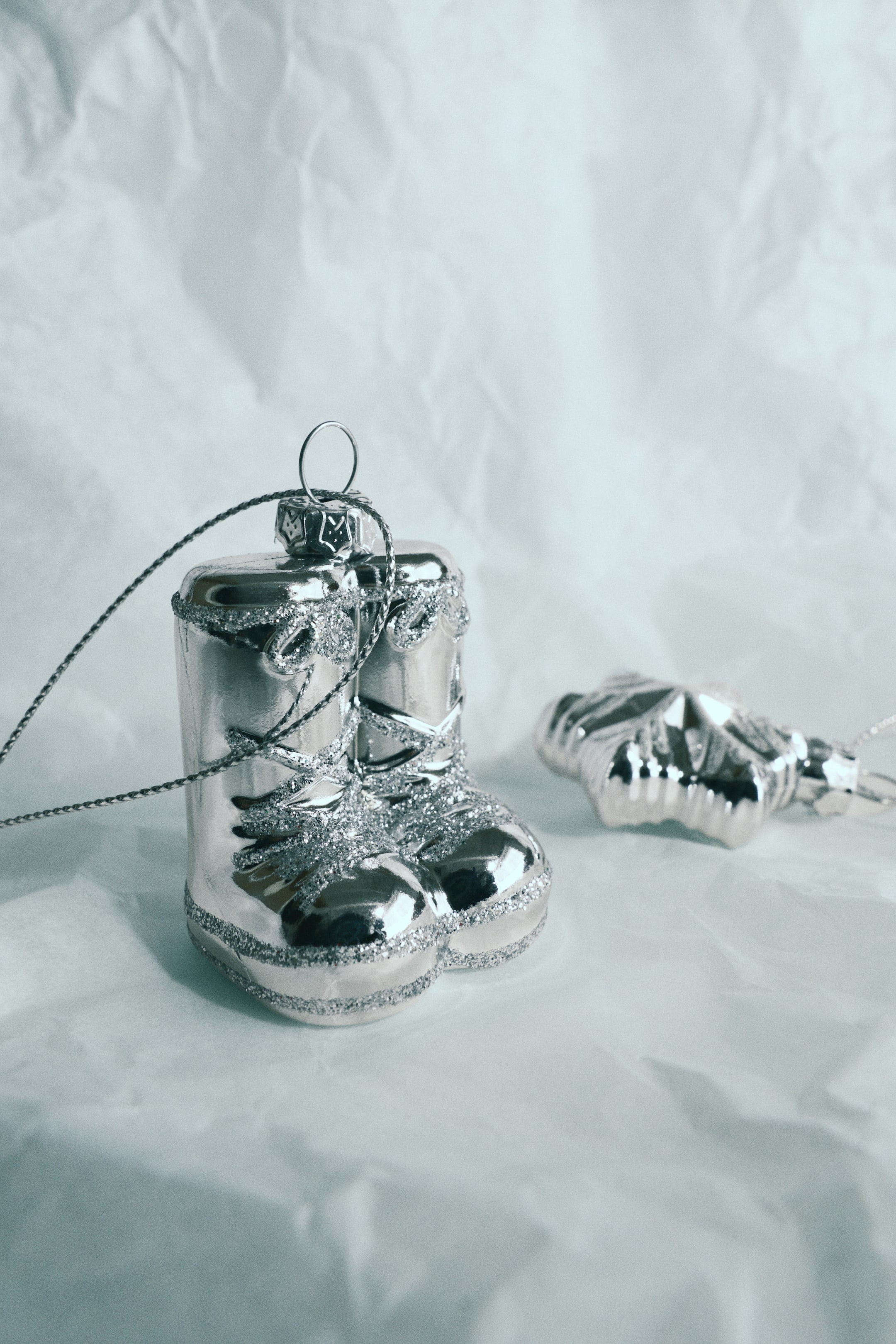 View larger image: 2-pack Christmas decorations - Silver-coloured/Snowflake - Home All | H&M 1
