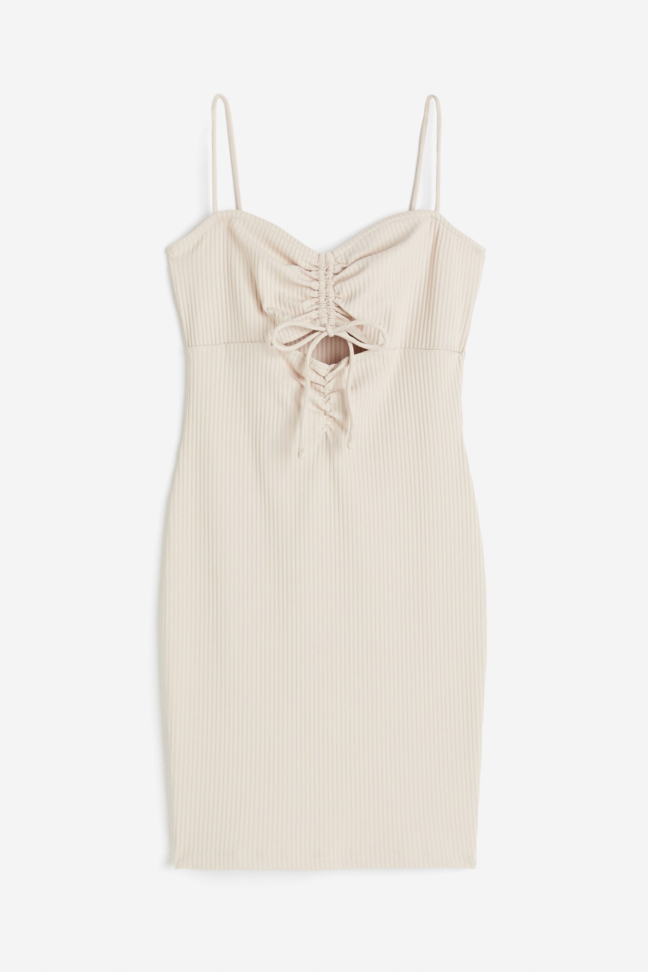 Robe Moulante RINASCIMENTO En Jersey Beige - Taille L, Modèle ZC516, Occasion En Très Bon état