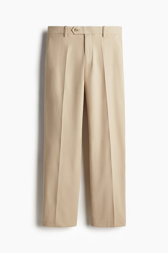 Anzughose in Regular Fit - Beige - 1