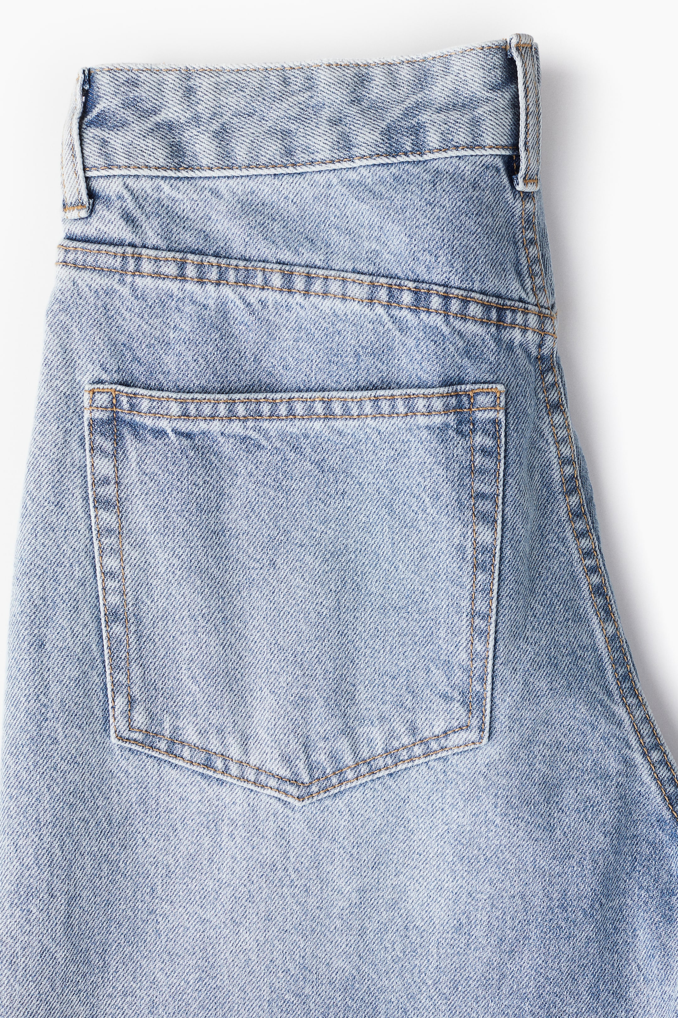 Wide jeans - Light denim blue - Ladies | H&M GB 8