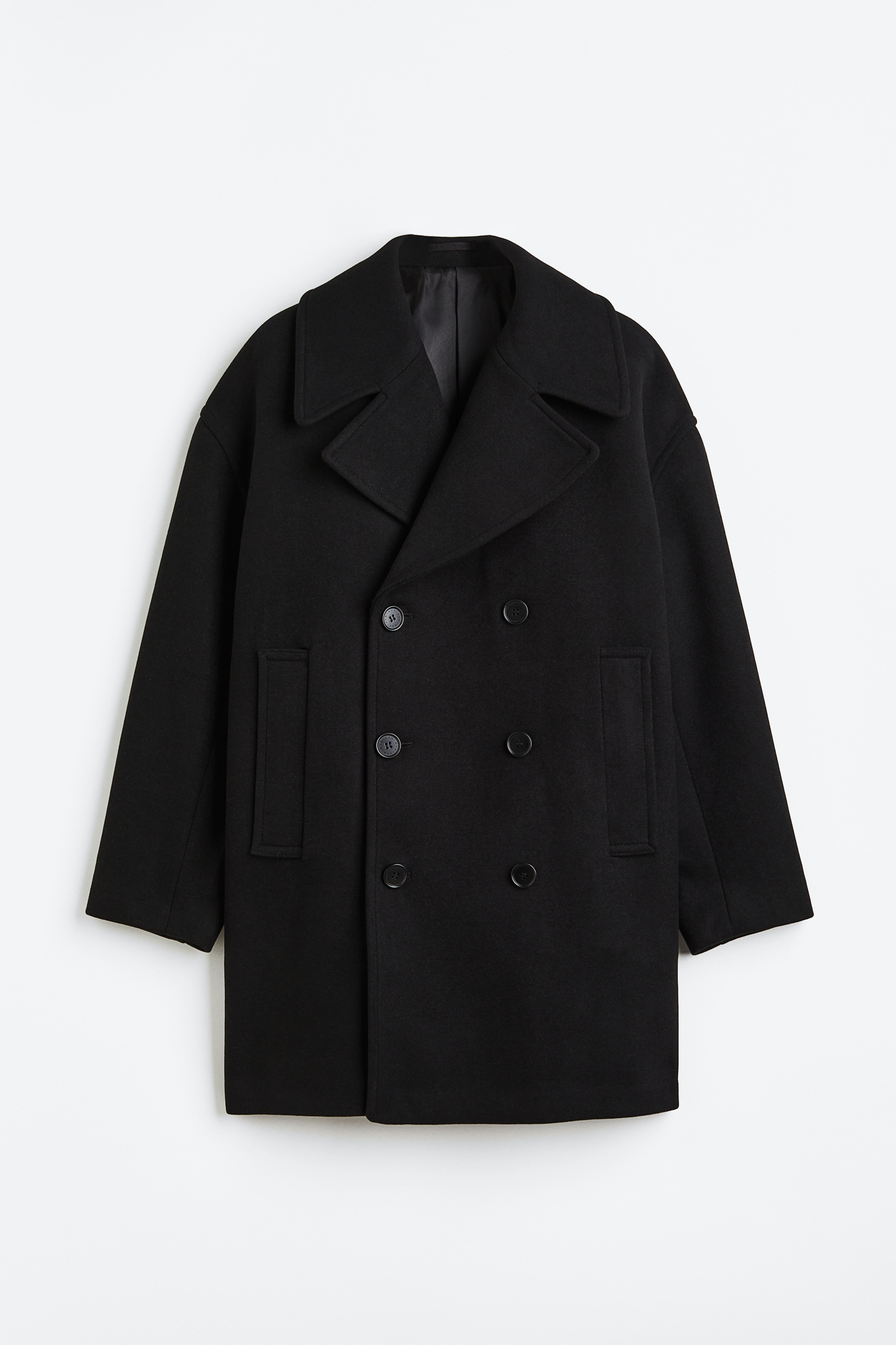 H&m mens overcoat best sale