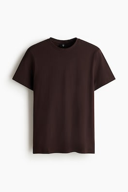 T-shirt i pimabomull Slim Fit