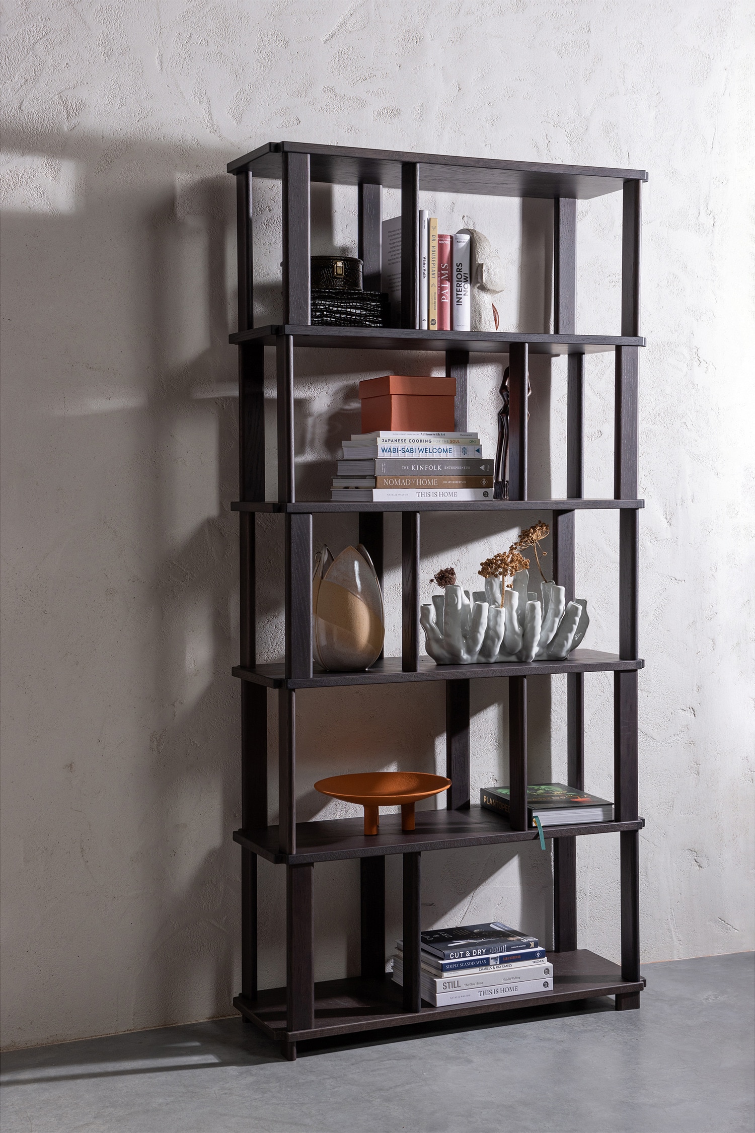 Riss Boekenkast - Bruin/Naturel