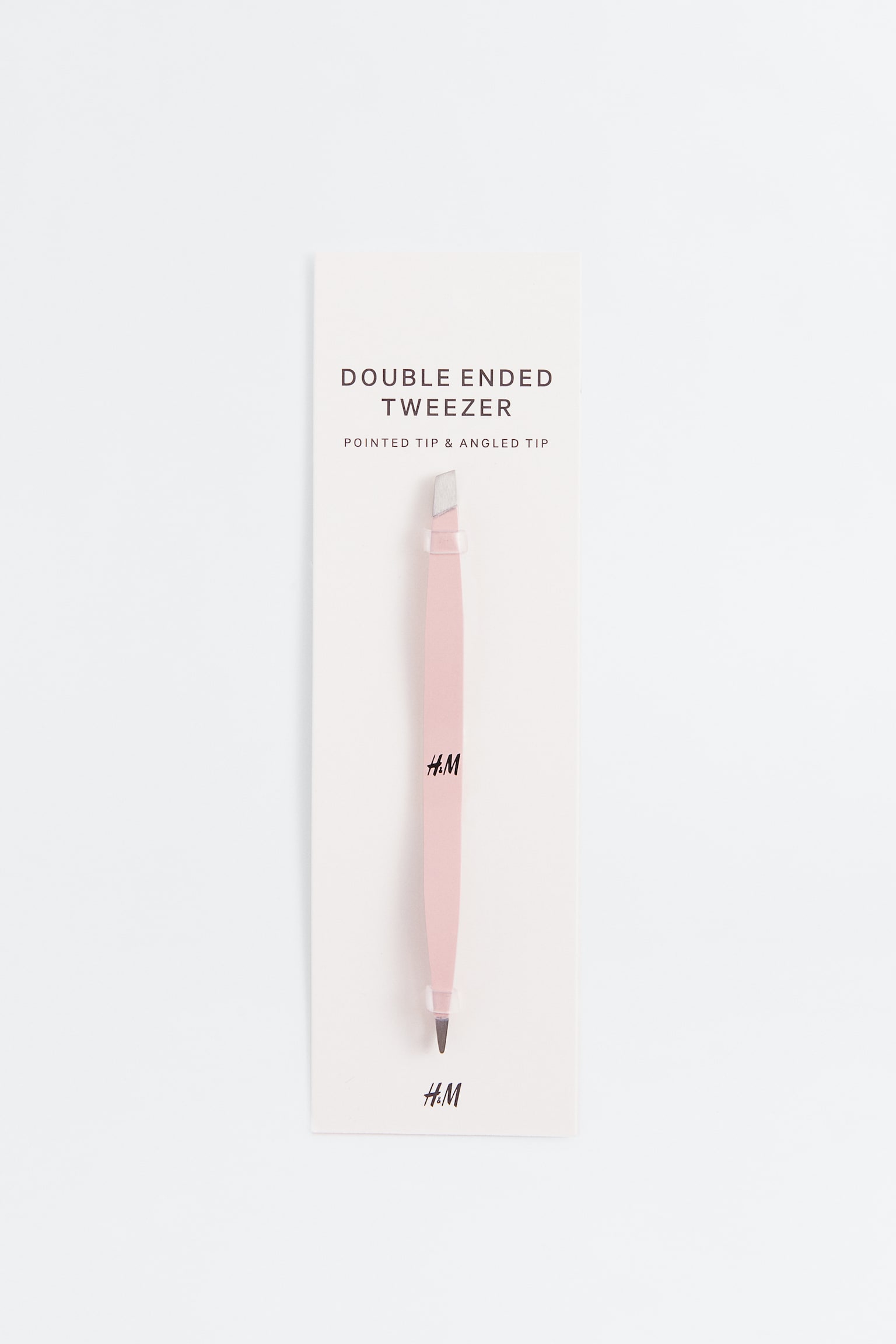 Double-ended tweezers - Light pink - 2