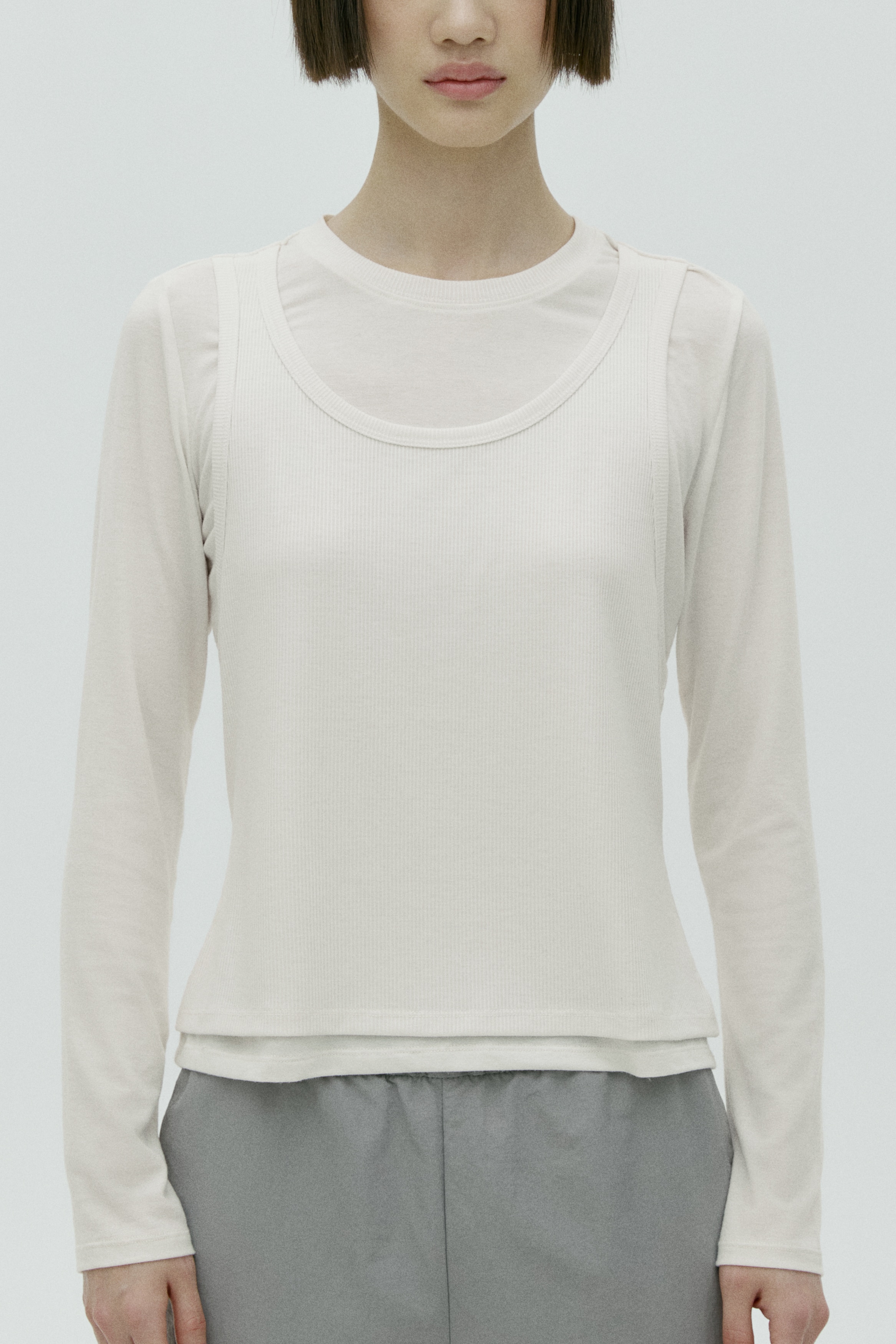 ホワイト 長袖トップス | レディース | H&M JP