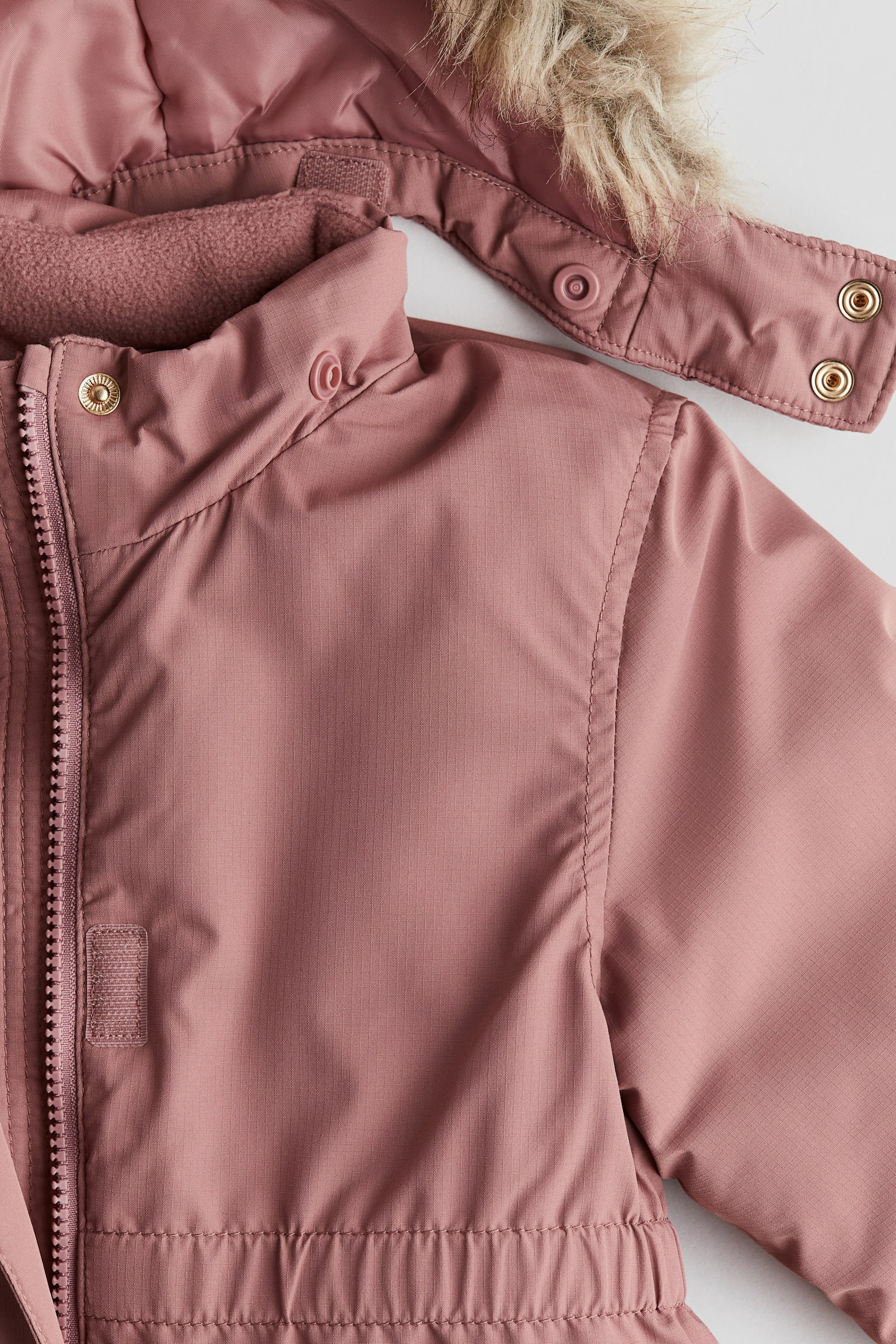 Water-repellent parka - Pink - 7