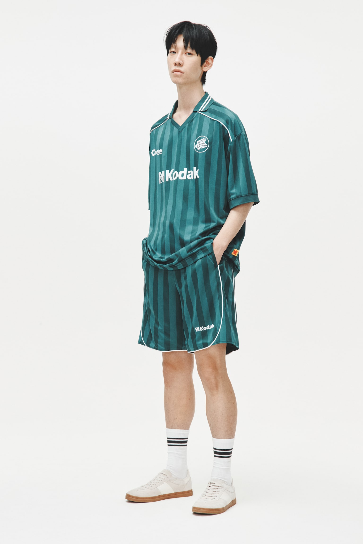 Loose Fit Printed football shirt - 4