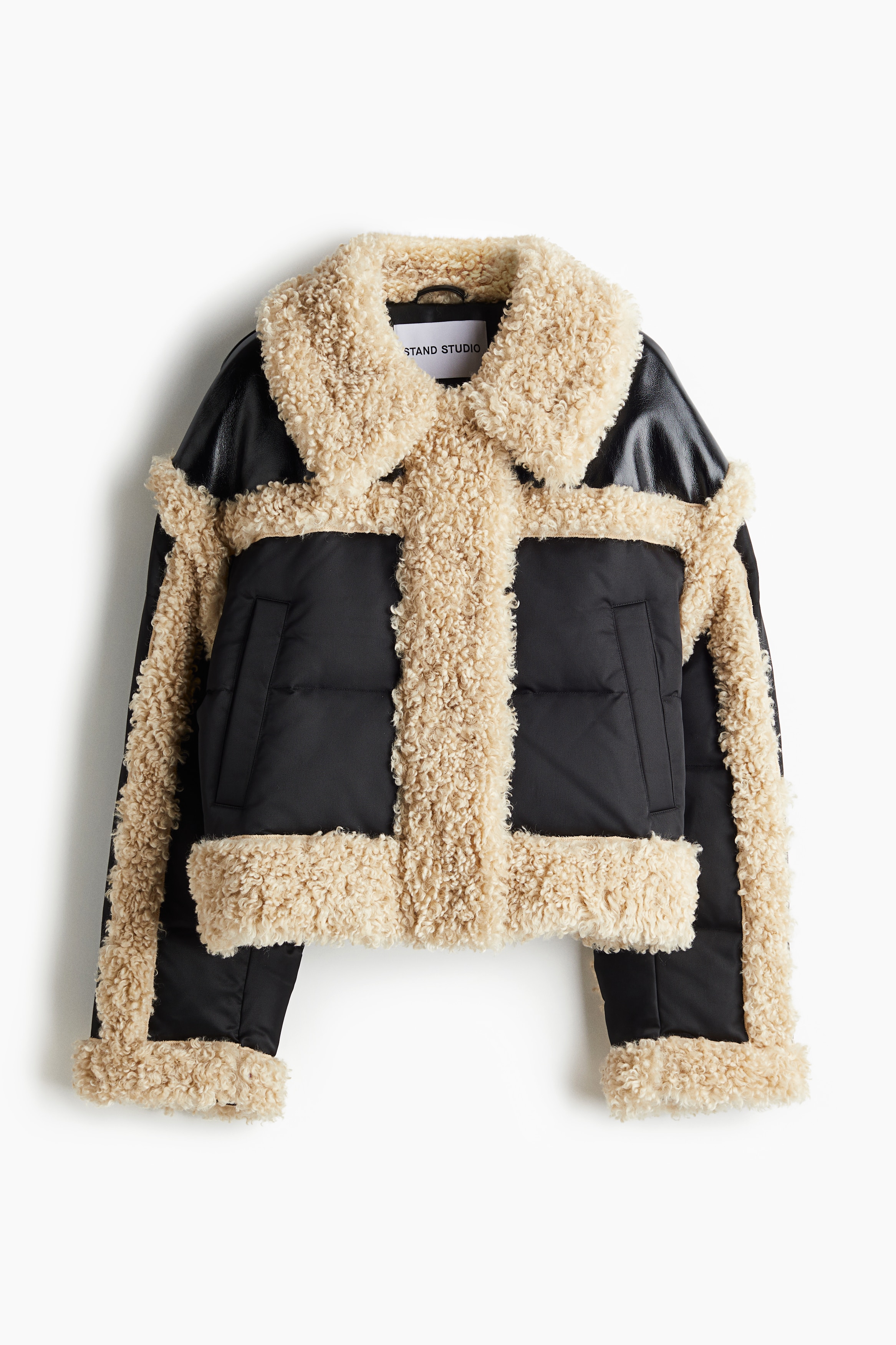 Dames - Zwart/natuurlijk Wit Mary Jasje - Size: 36  - H&M