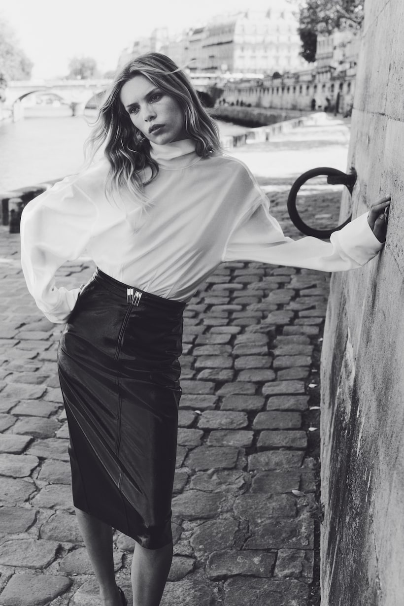 Effemme Shop Gonna Nera Vinile Gonne Nere Mini, Midi Lunghe H&M IT