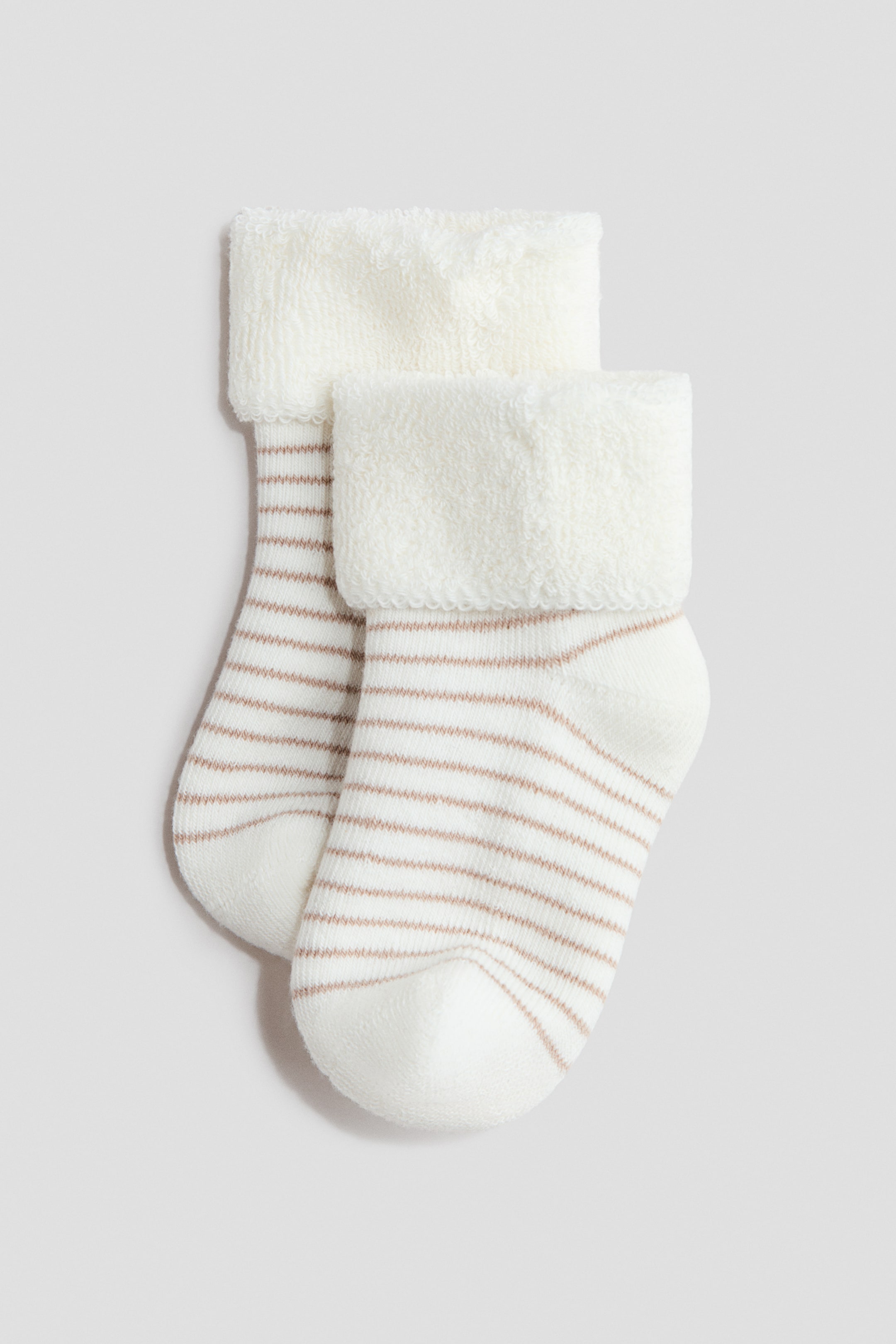 Lot de 2 paires chaussettes en bouclette