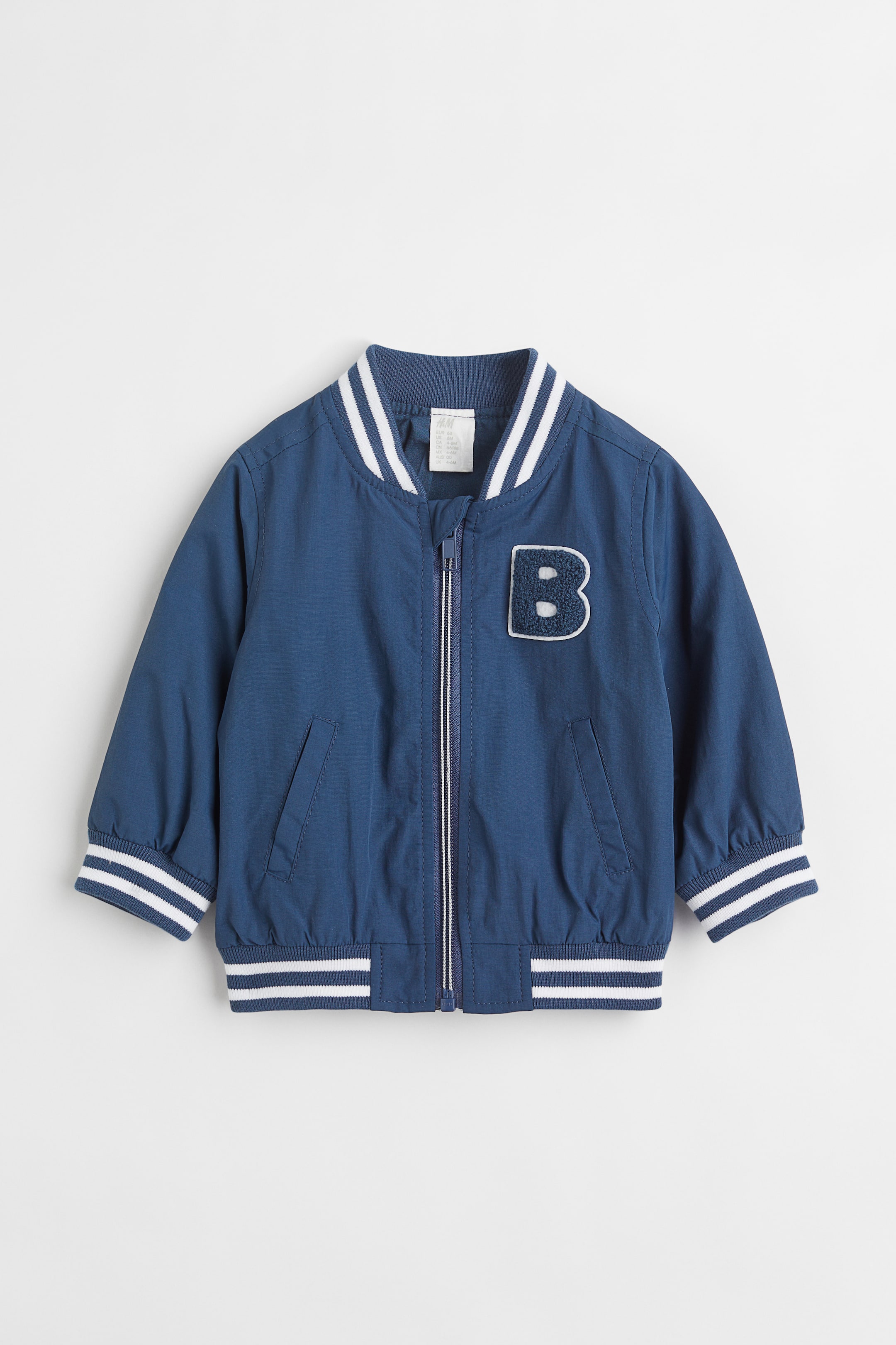 查看大圖: 棒球外套 - 深藍色/B - Kids | H&M 1