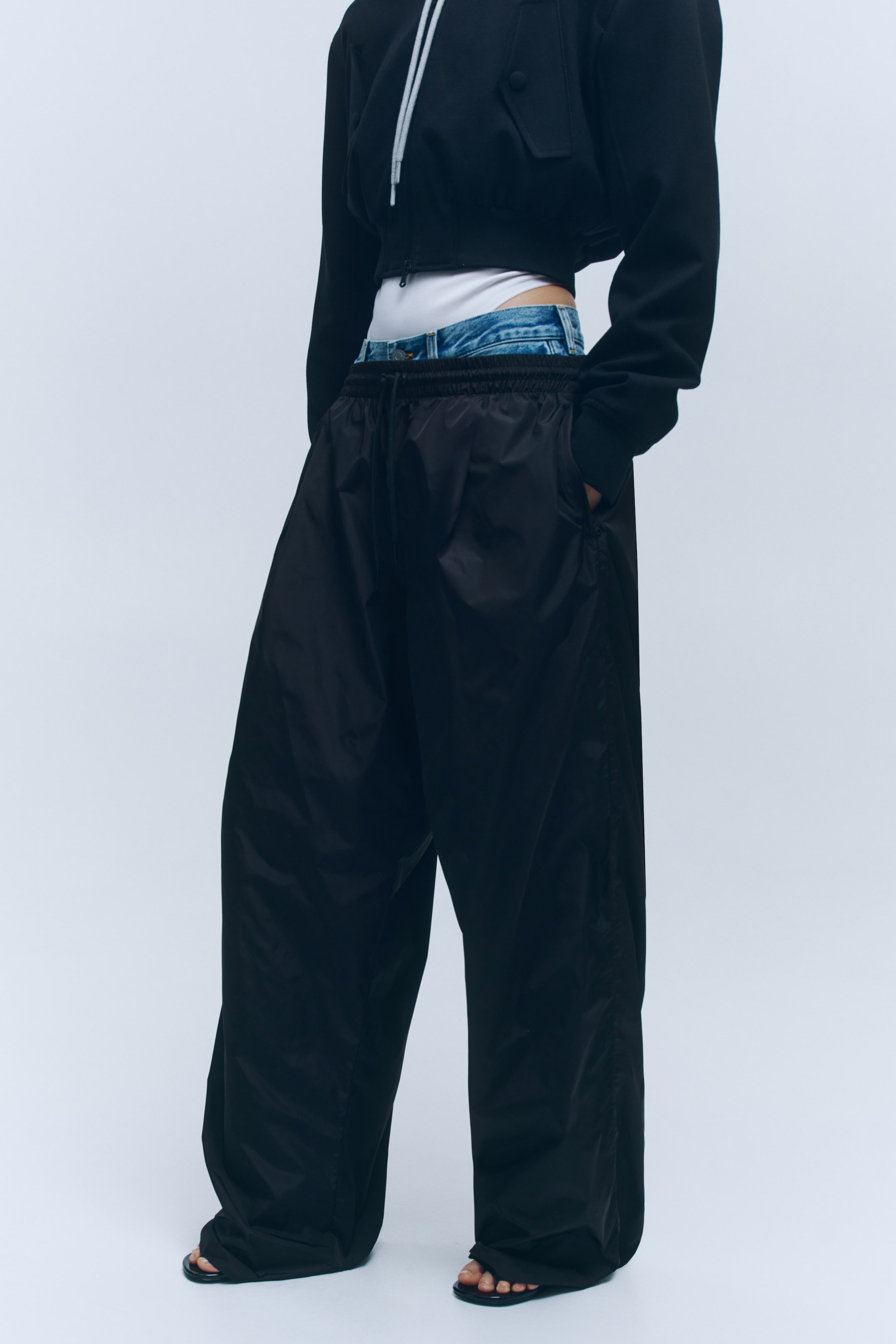 Nylon Track Pants