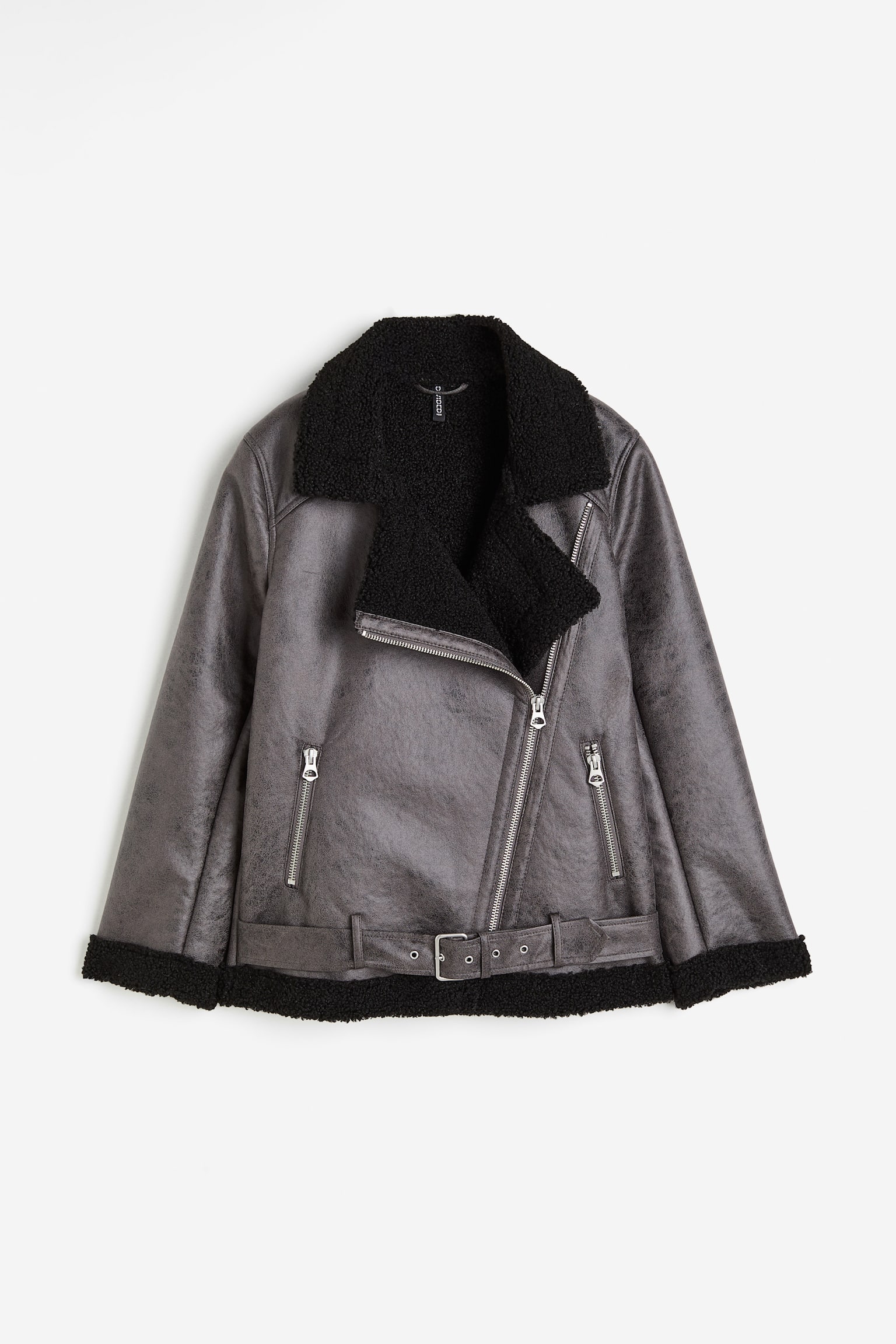 Aviator Jacket - Dark grey/Light greige - 1