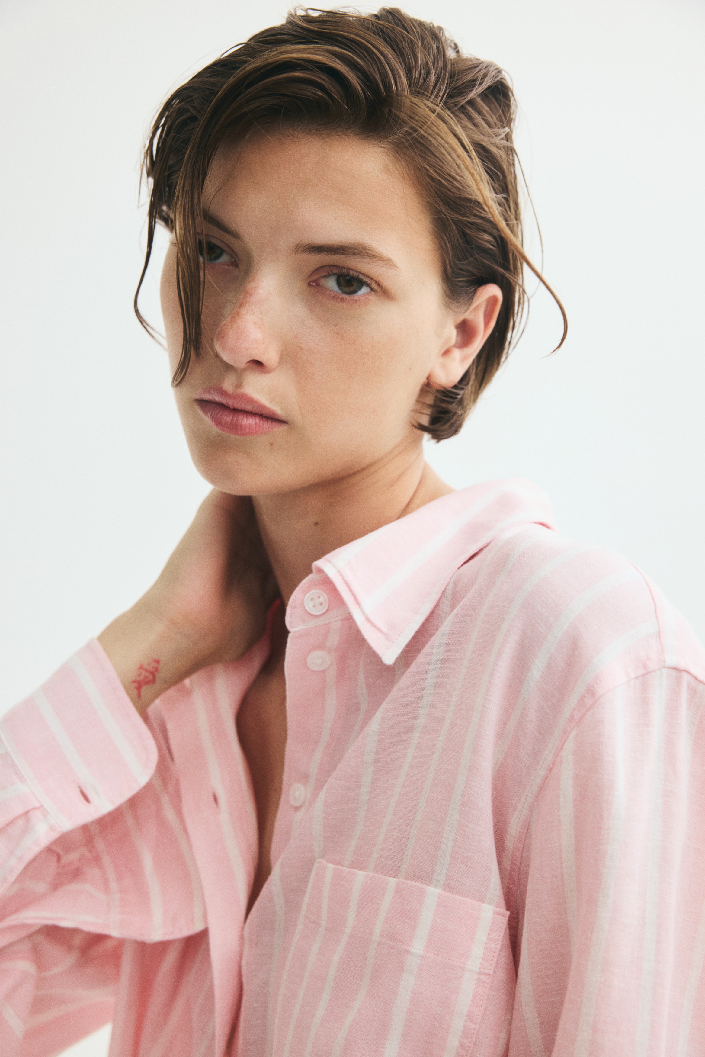 Linen-blend Shirt thumbnail 3