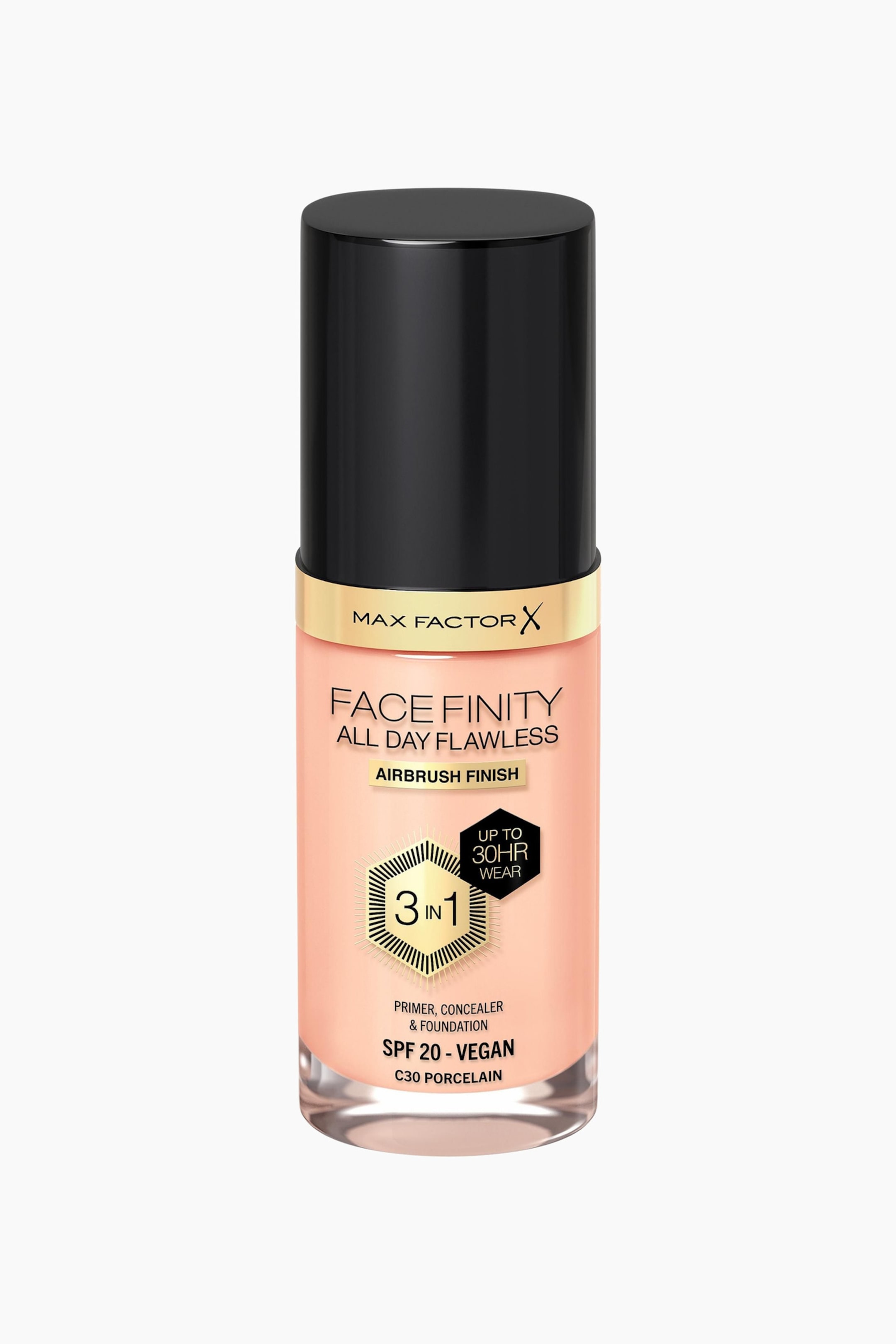 Vis større bilde: Facefinity All Day Flawless 3 In 1 Foundation - Porcelain - Max Factor - Beauty all | H&M NO 3