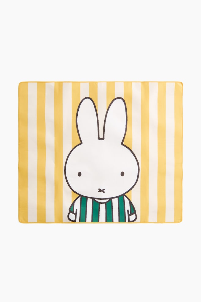 Koc piknikowy z nadrukiem motywu - Żółty/Miffy/Zielony/Miffy - 1