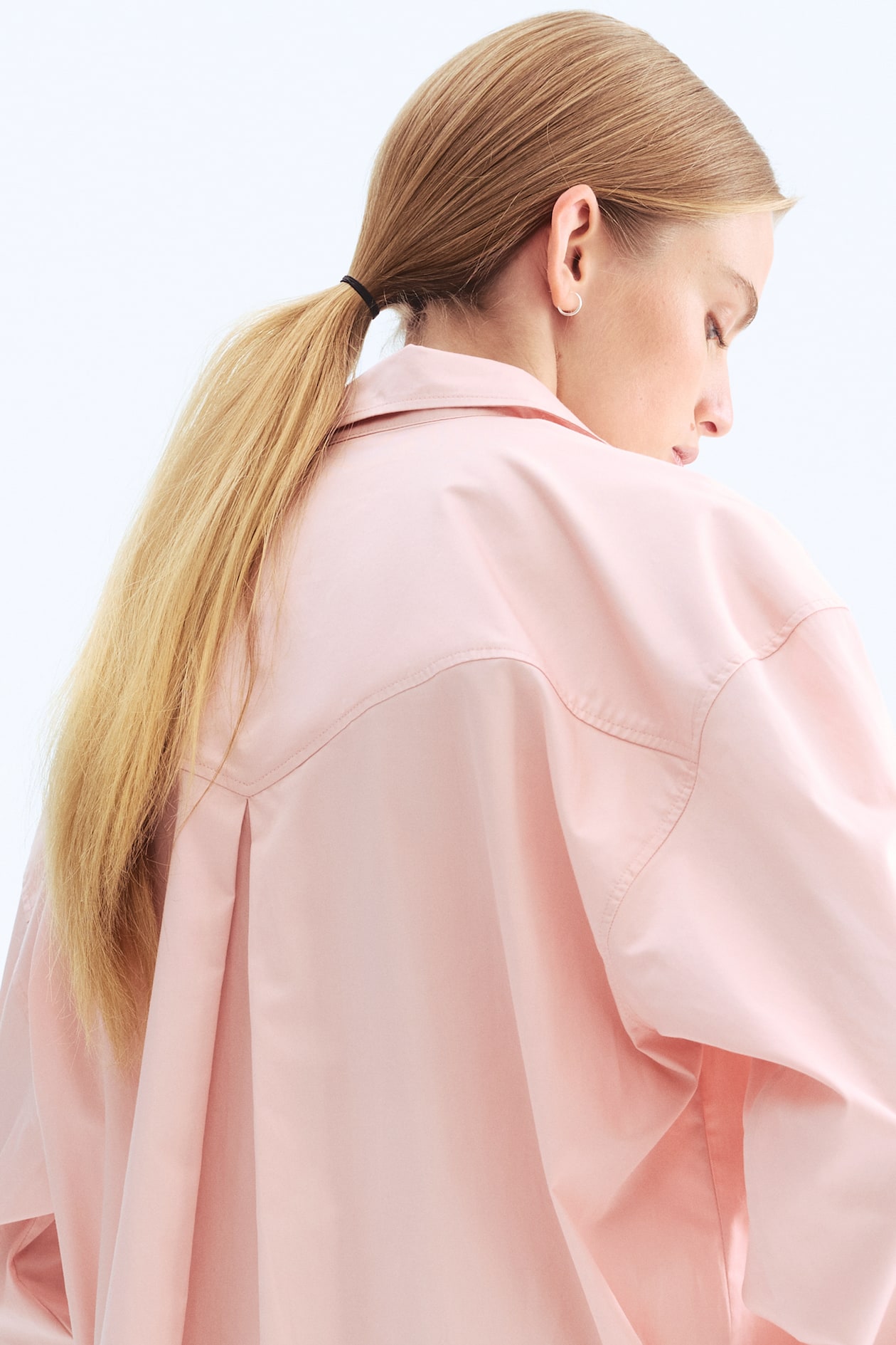 Oversized Cotton Poplin Shirt - image 5