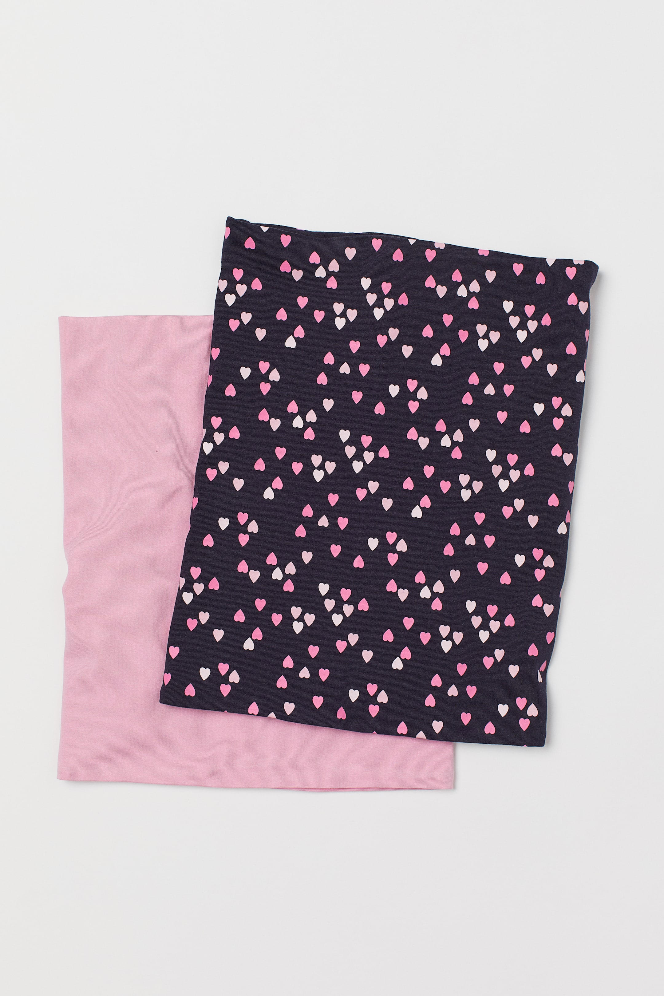 Zobrazit větší obrázek: Balení: 2 kruhové šátky - Růžová/srdíčka - DĚTI | H&M CZ 2