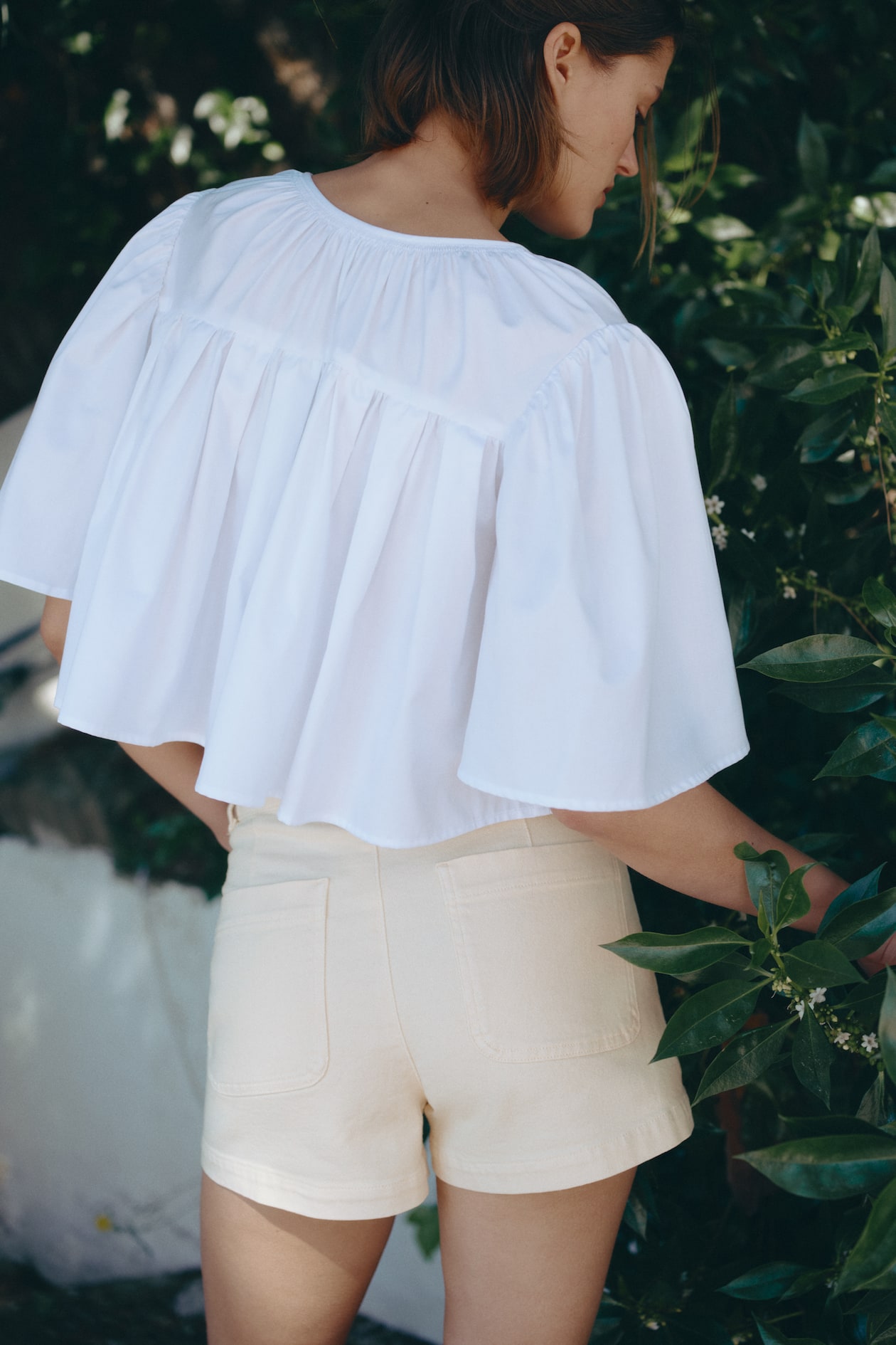 High-Waist Denim Shorts - image 5