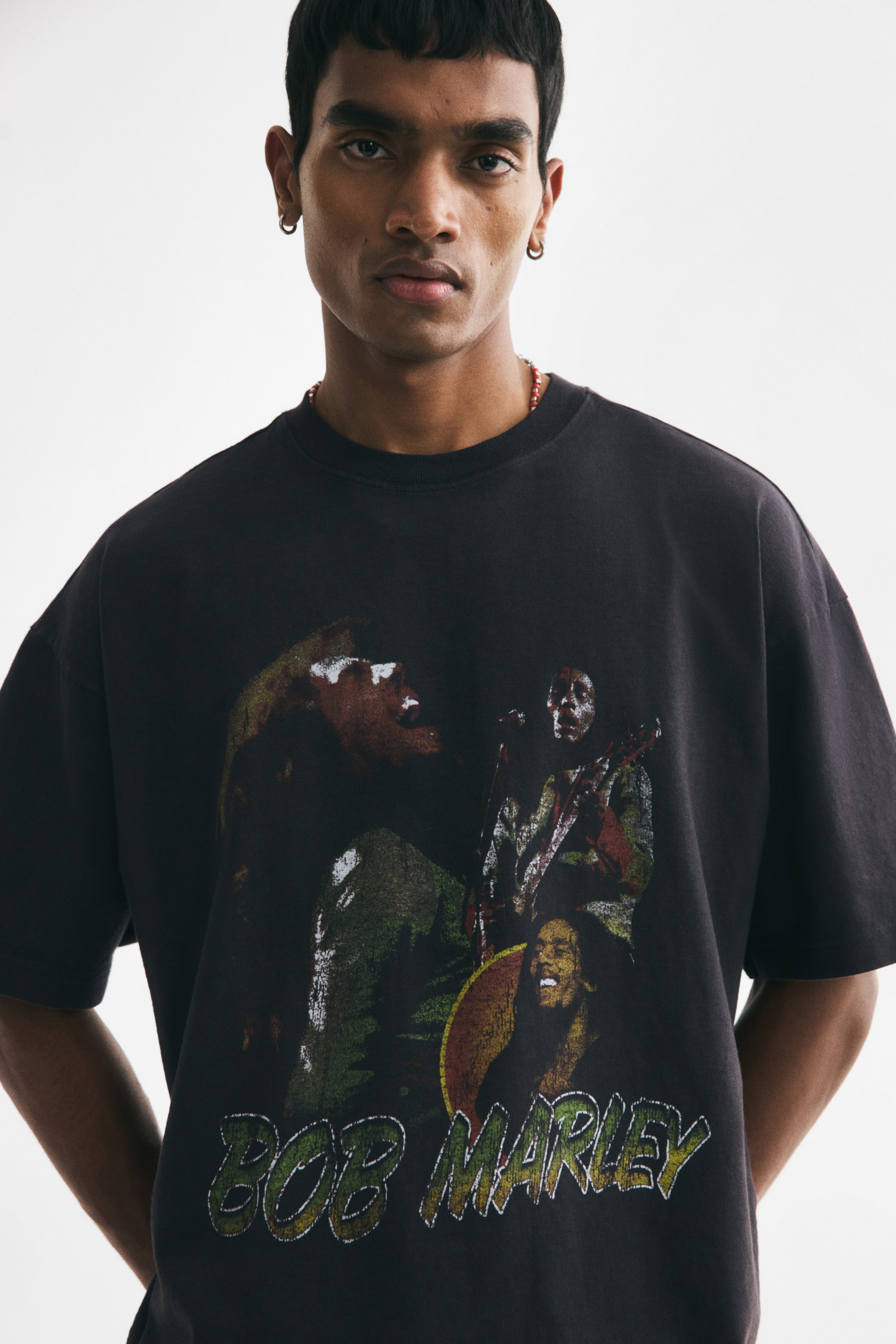 Мужские футболки H&M Oversized Fit T-shirt — фото 5