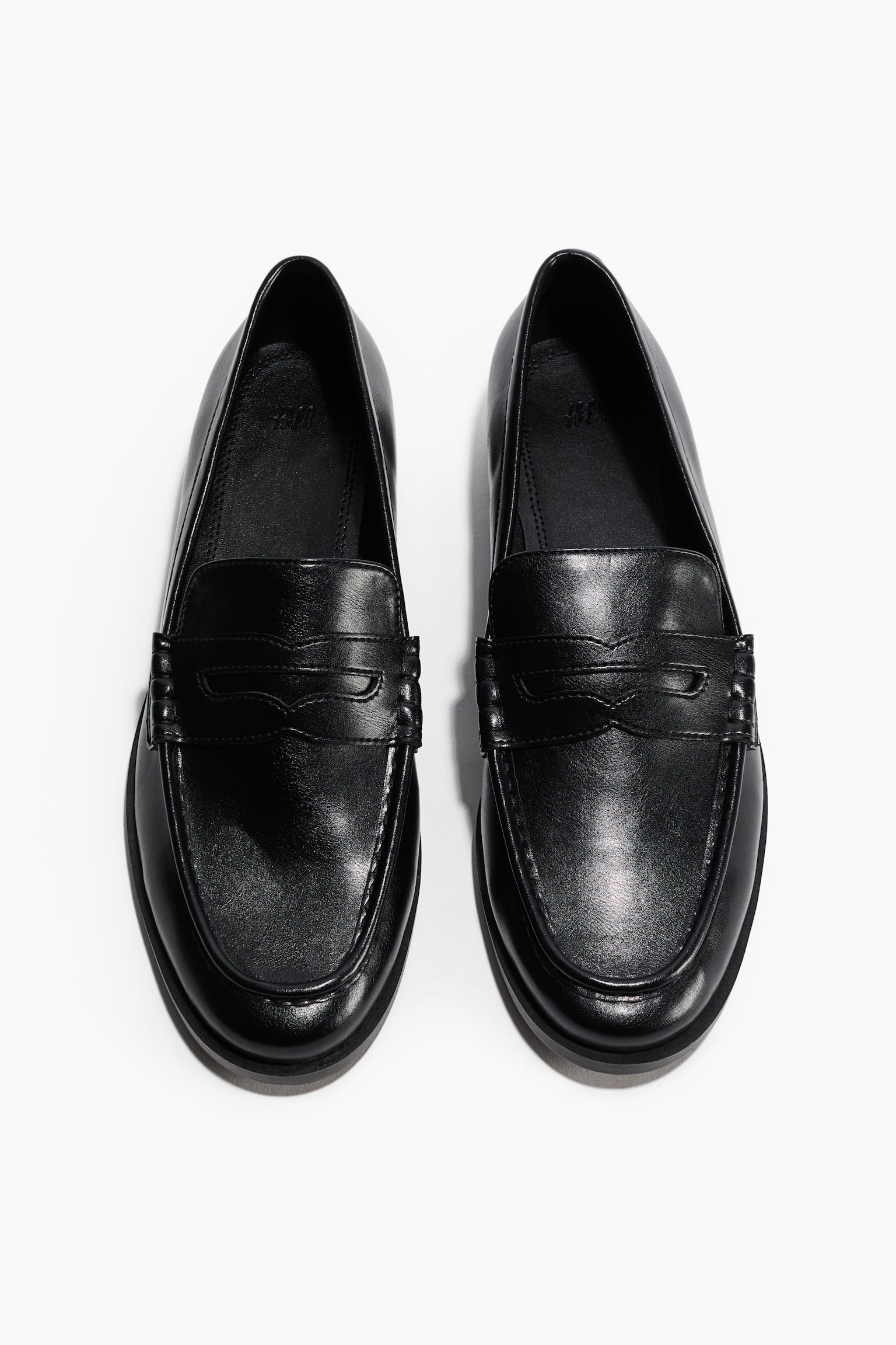 Loafers - Dark brown/Crocodile pattern/Black - 4