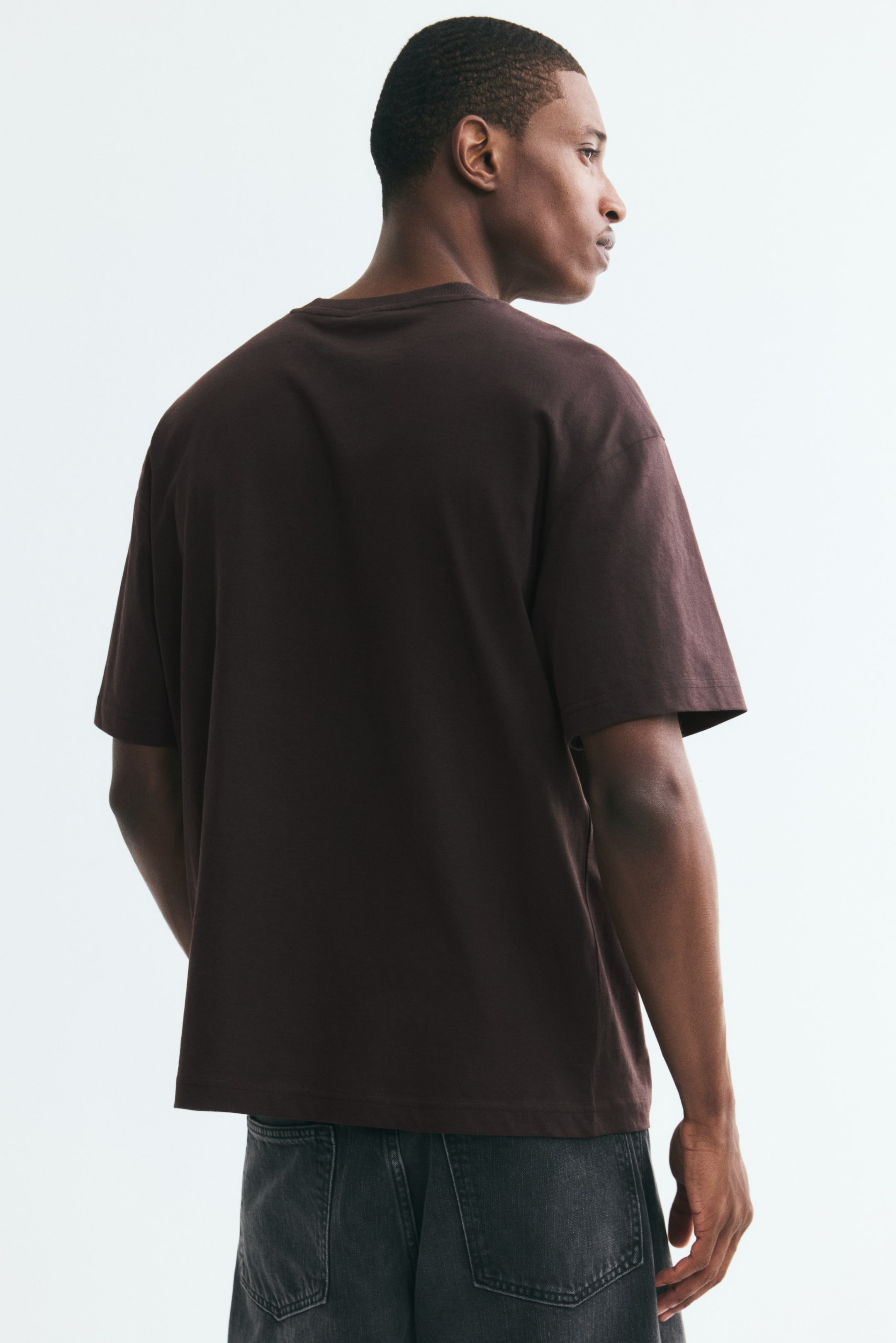 View larger image: Relaxed-Fit T-Shirt - Brown - Men | H&M CA 4
