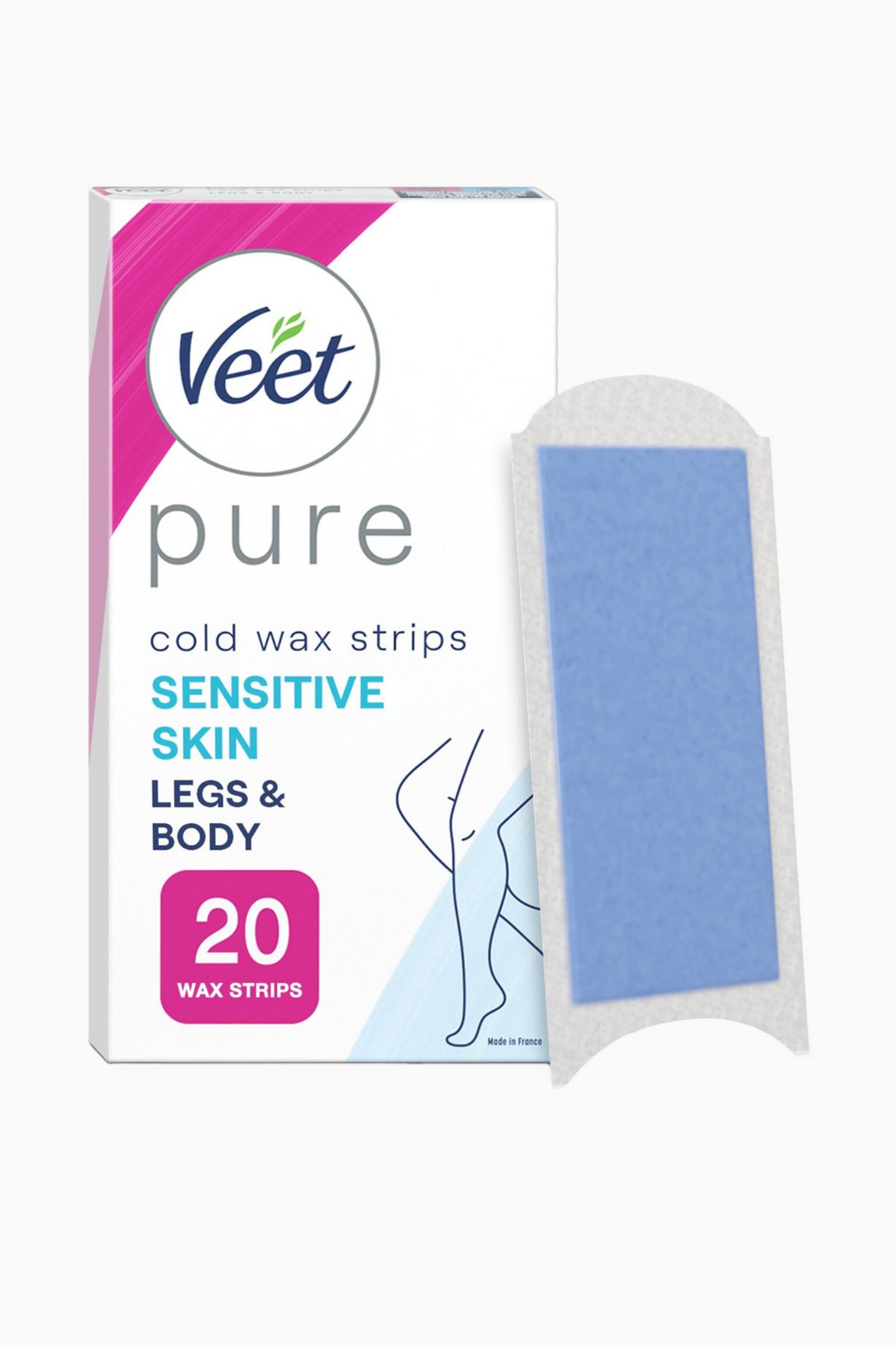Pure Cold Wax Strips Legs And Body - Känslig Hud - 2