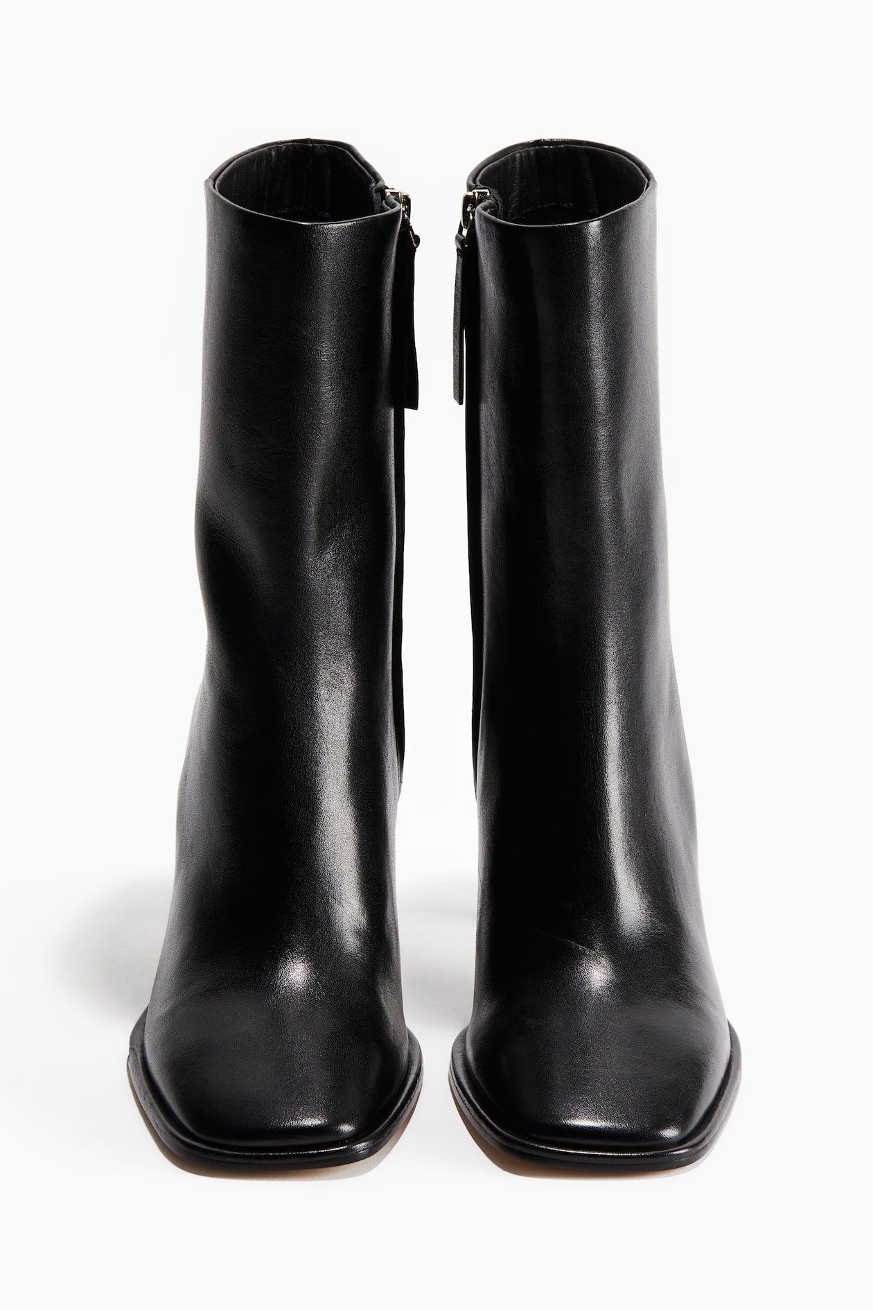Heeled Leather Ankle Boots - image 2