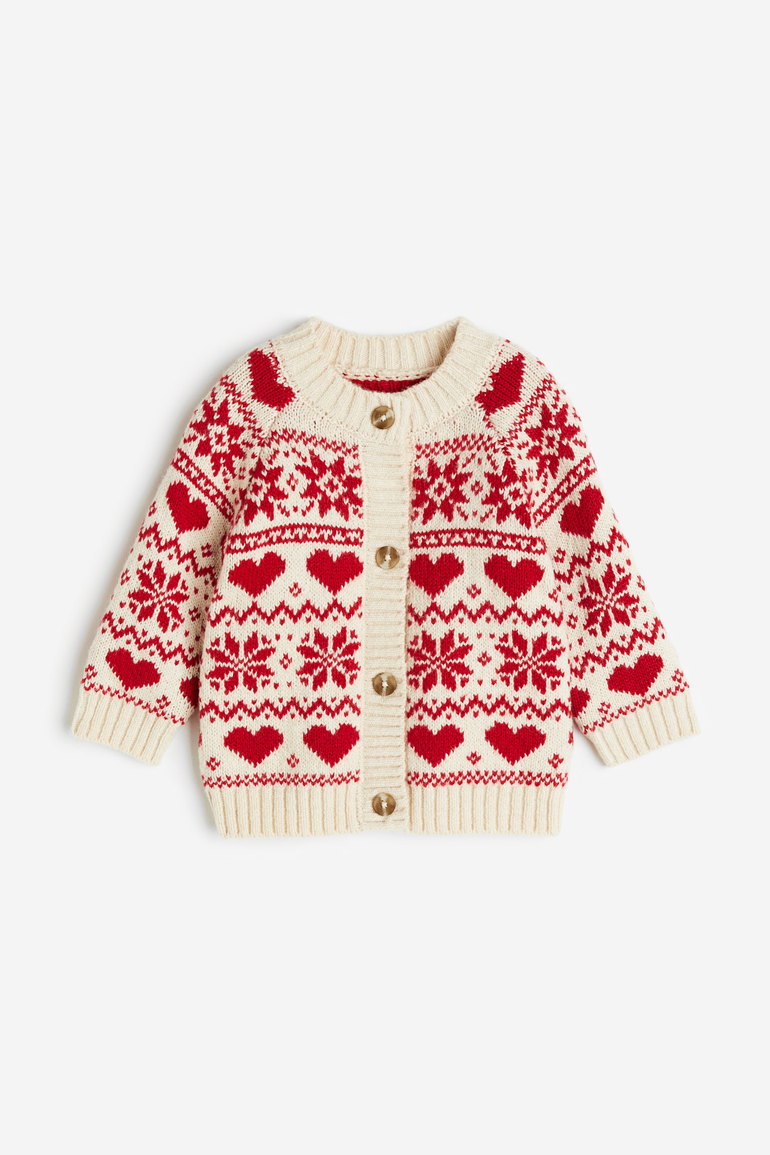 Плетена жилетка - Светлобежов/С десен