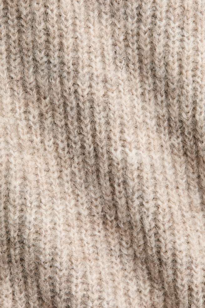Knit Sweater - Light taupe melange/Light beige melange/Light pink/Cream - 4
